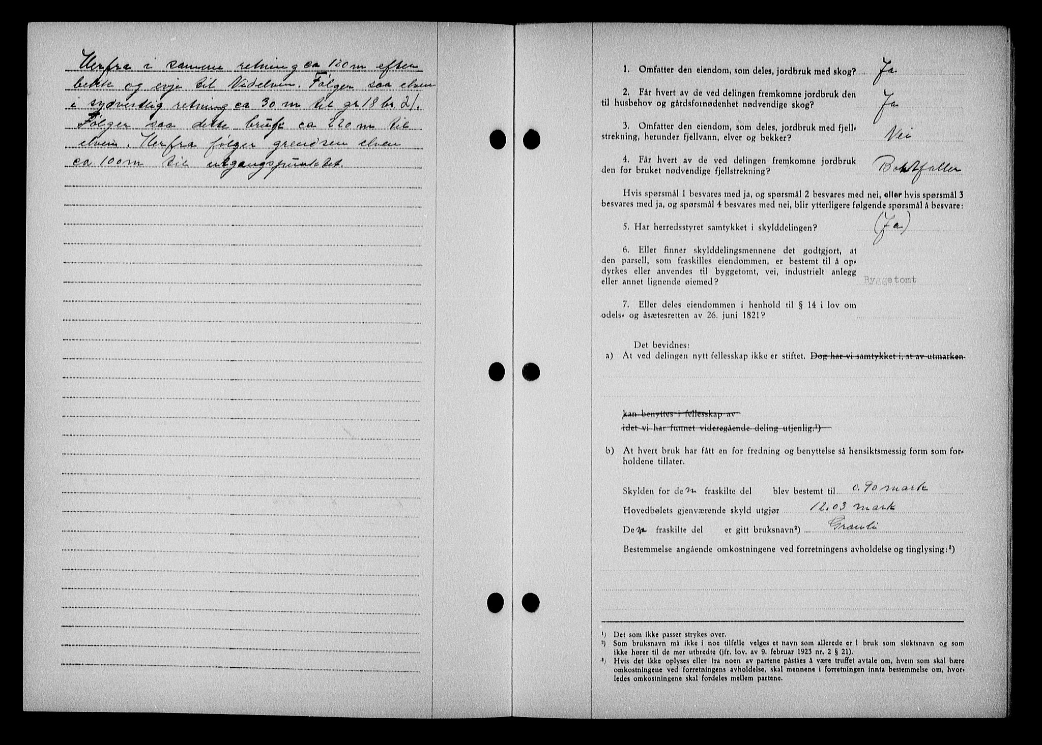 Nedenes sorenskriveri, AV/SAK-1221-0006/G/Gb/Gba/L0048: Mortgage book no. A-II, 1940-1941, Diary no: : 430/1941