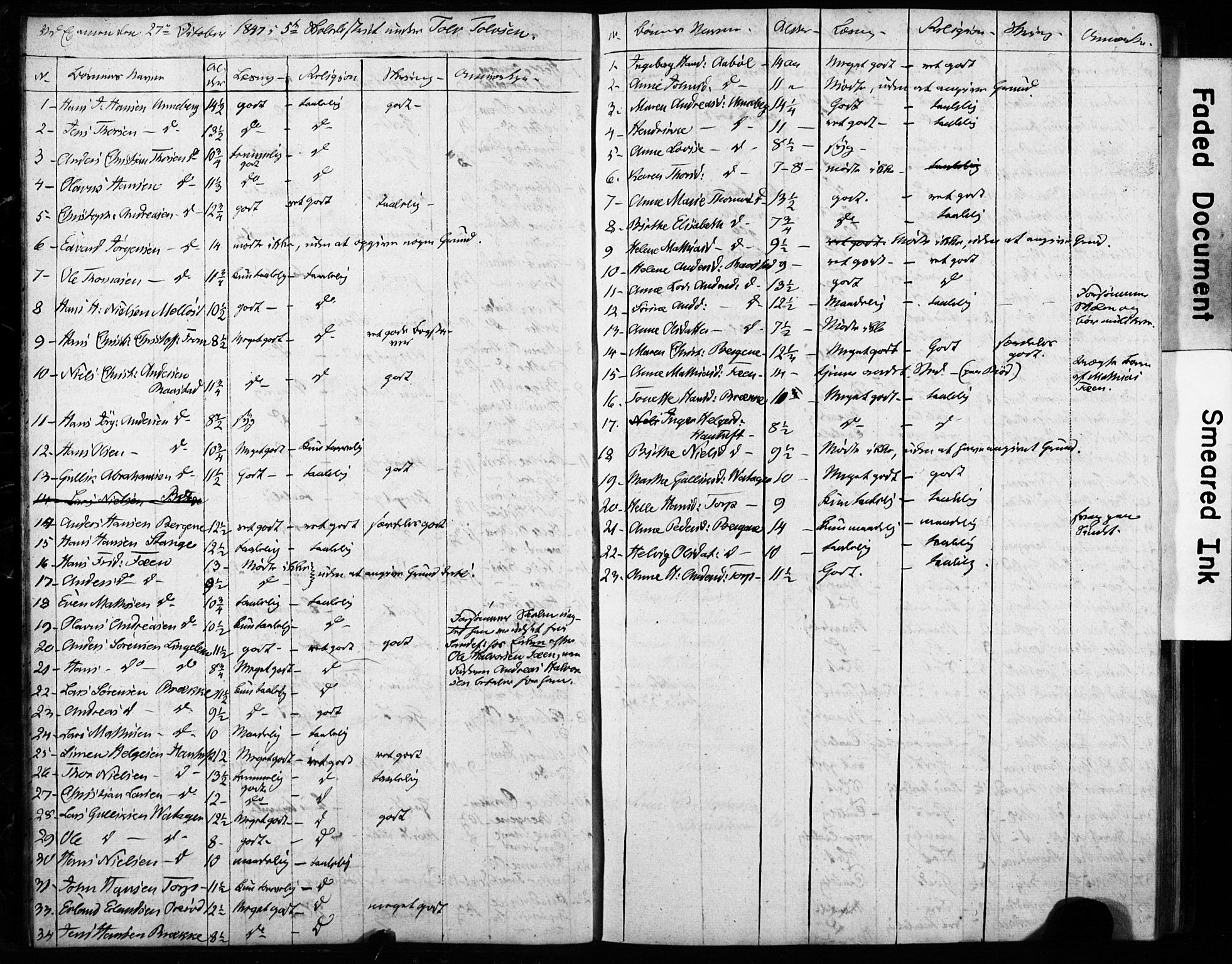 Sandar kirkebøker, AV/SAKO-A-243/H/Ha/L000I: Banns register no. I, 1854-1859