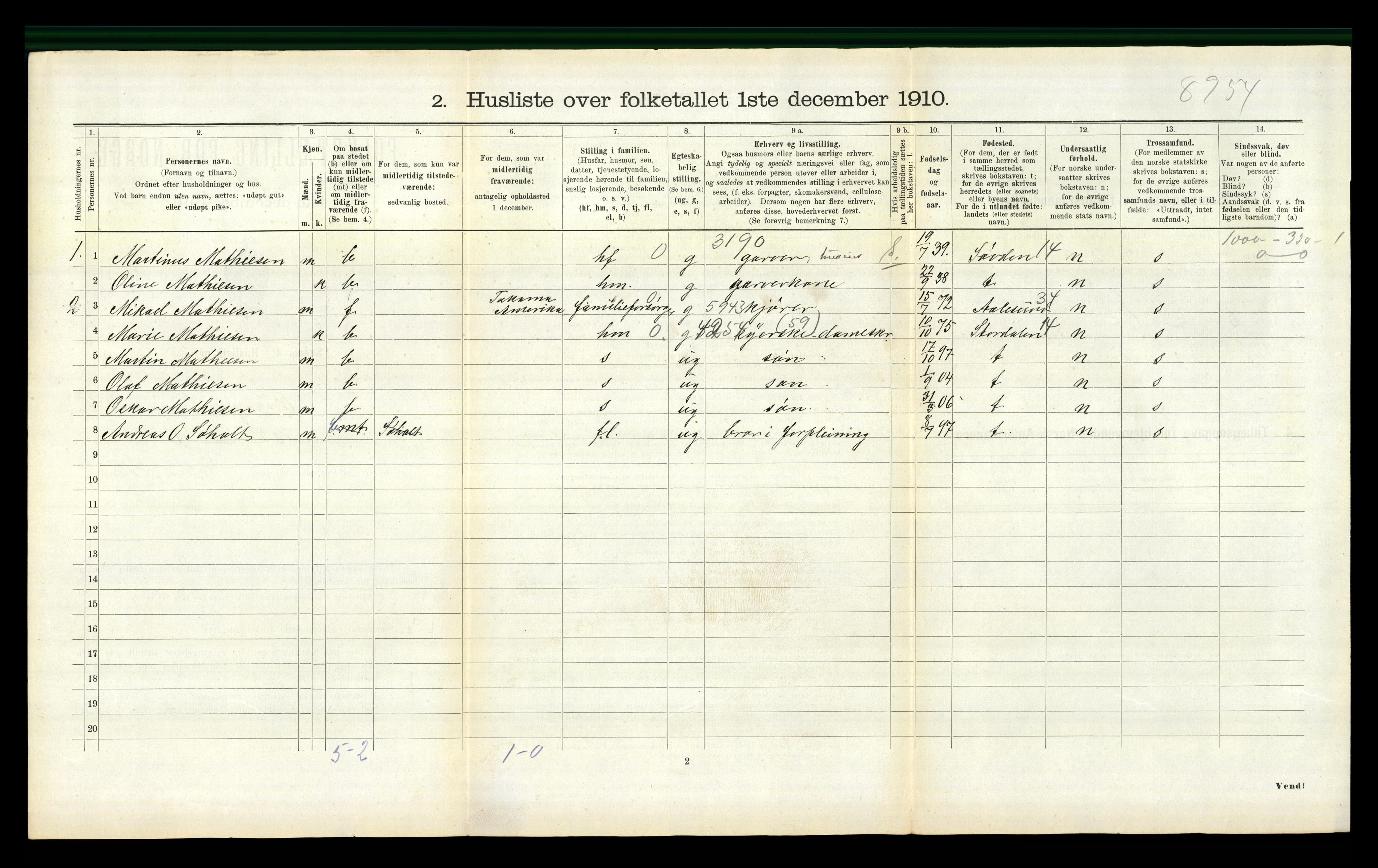 RA, 1910 census for Ørskog, 1910, p. 398