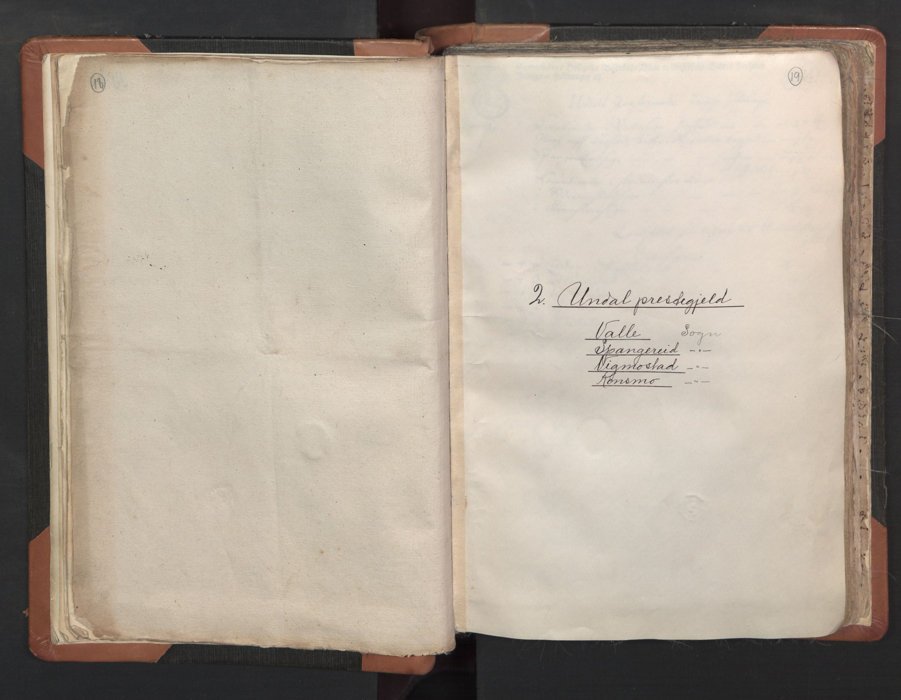 RA, Vicar's Census 1664-1666, no. 16: Lista deanery, 1664-1666, p. 18-19