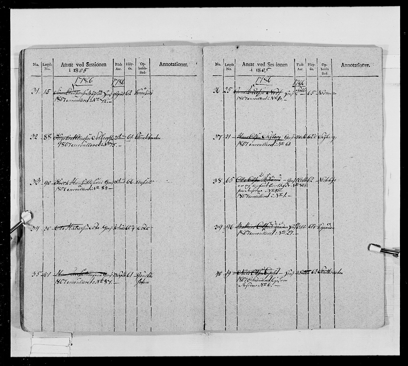 Generalitets- og kommissariatskollegiet, Det kongelige norske kommissariatskollegium, AV/RA-EA-5420/E/Eh/L0024: Norske jegerkorps, 1810-1812, p. 395