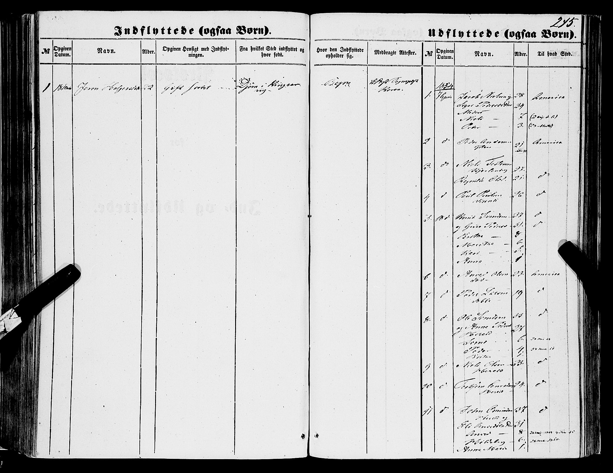 Ulvik sokneprestembete, SAB/A-78801/H/Haa: Parish register (official) no. A 13, 1853-1863, p. 245