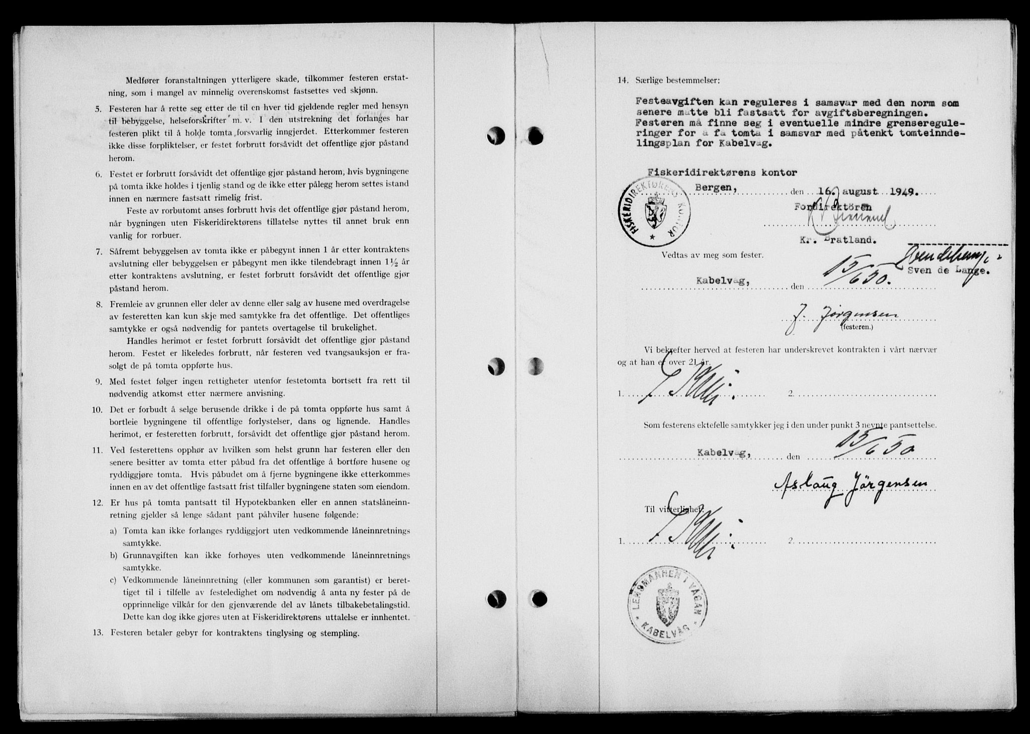 Lofoten sorenskriveri, SAT/A-0017/1/2/2C/L0023a: Mortgage book no. 23a, 1950-1950, Diary no: : 1619/1950