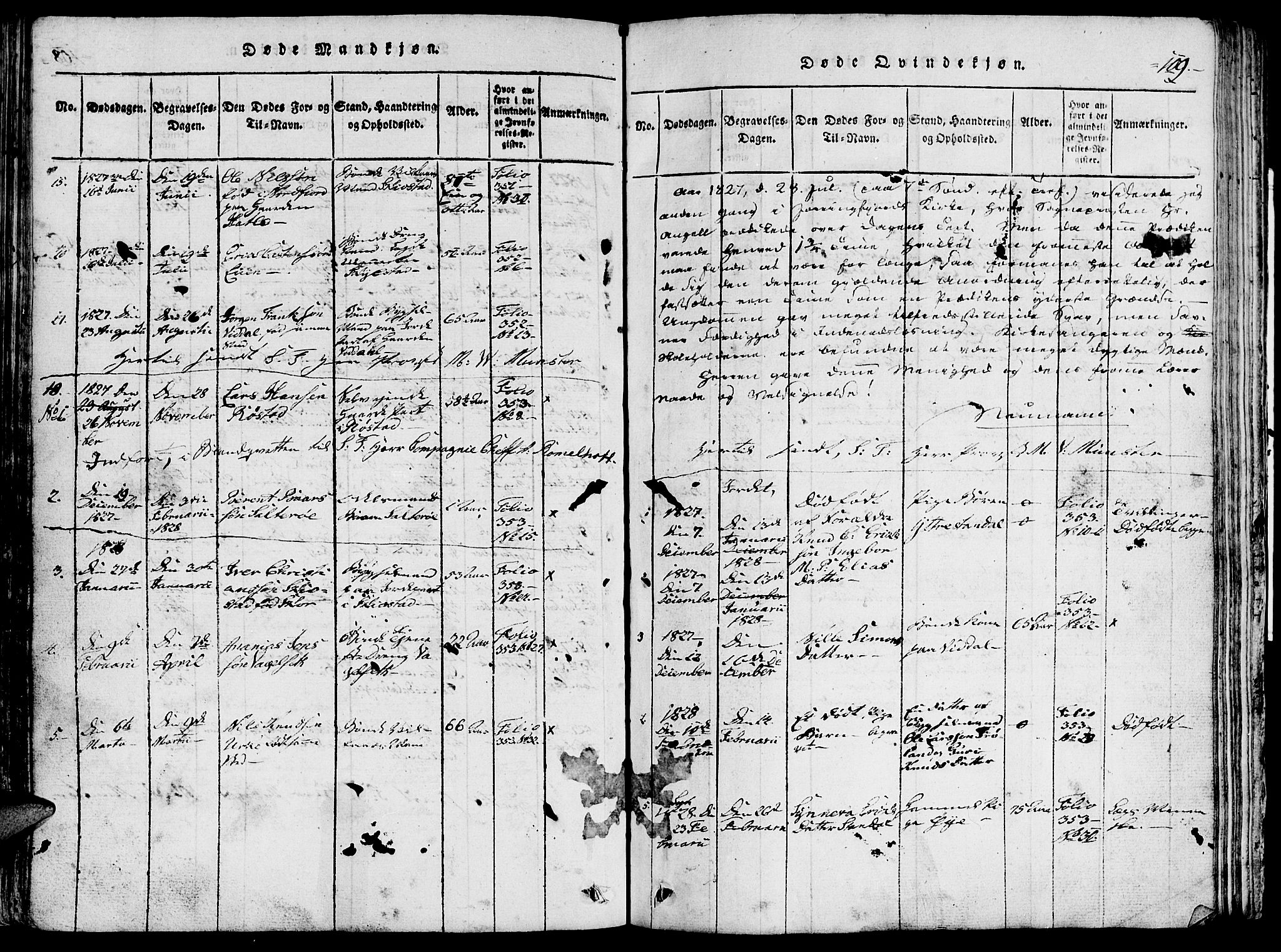 Ministerialprotokoller, klokkerbøker og fødselsregistre - Møre og Romsdal, AV/SAT-A-1454/515/L0207: Parish register (official) no. 515A03, 1819-1829, p. 109