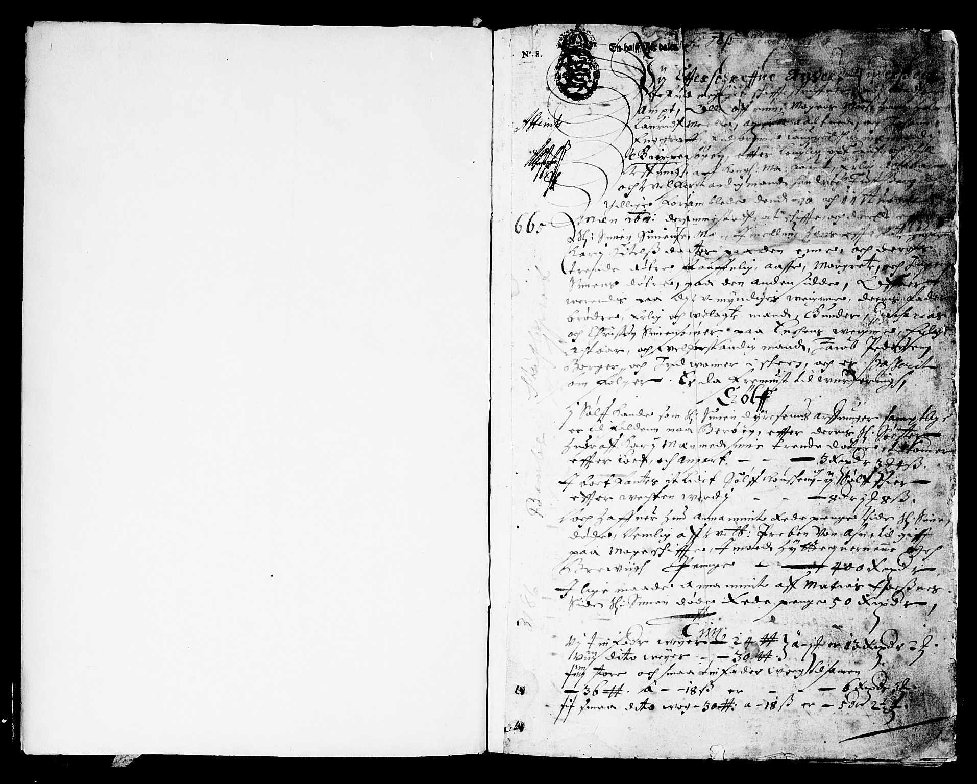 Bamble sorenskriveri, SAKO/A-214/H/Hb/Hba/Hbaa/L0001: Skifteprotokoll, 1665-1686, p. 1a
