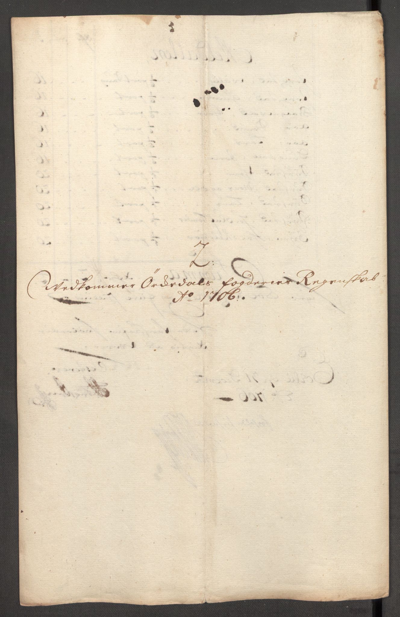 Rentekammeret inntil 1814, Reviderte regnskaper, Fogderegnskap, AV/RA-EA-4092/R60/L3956: Fogderegnskap Orkdal og Gauldal, 1706, p. 94