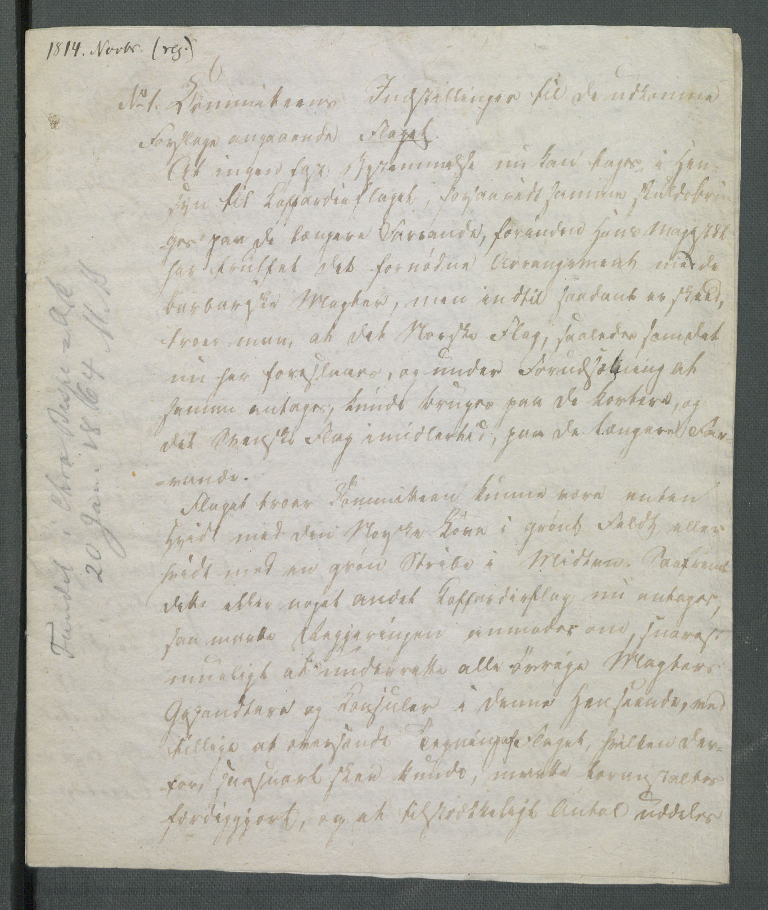 Forskjellige samlinger, Historisk-kronologisk samling, AV/RA-EA-4029/G/Ga/L0009B: Historisk-kronologisk samling. Dokumenter fra oktober 1814, årene 1815 og 1816, Christian Frederiks regnskapsbok 1814 - 1848., 1814-1848, p. 32