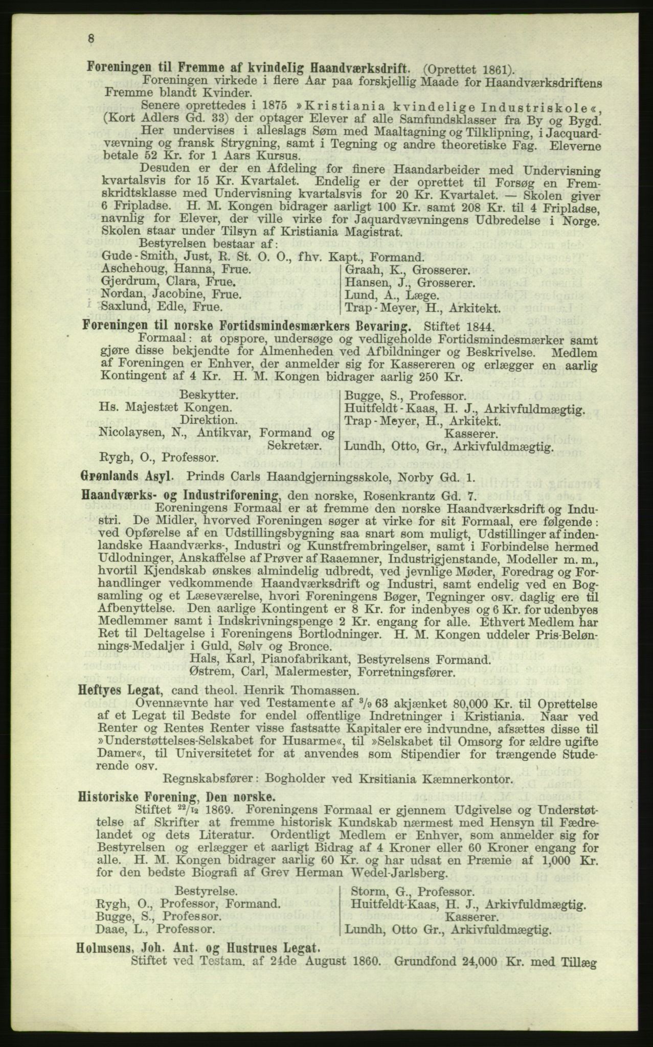 Kristiania/Oslo adressebok, PUBL/-, 1884, p. 8