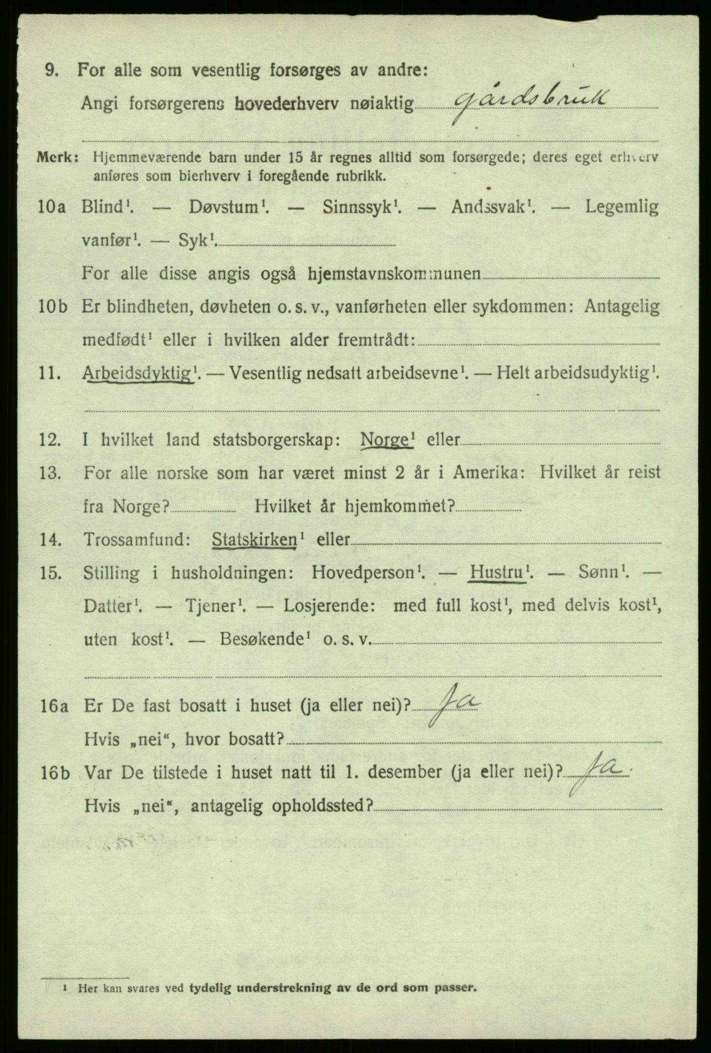 SAB, 1920 census for Sogndal, 1920, p. 2102