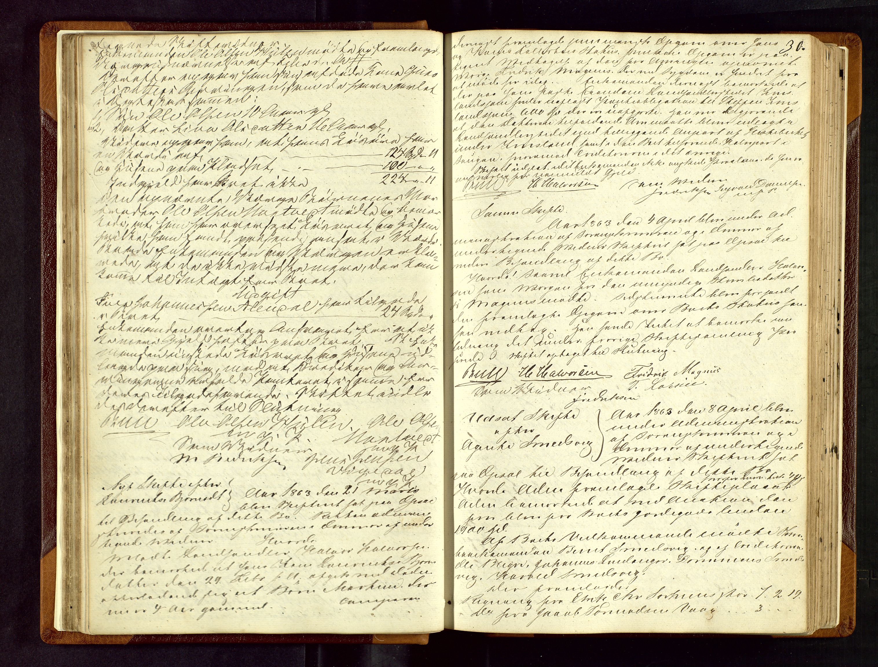 Ryfylke tingrett, AV/SAST-A-100055/001/IV/IVF/L0002: Skifteforhandlingsprotokoll A 2, 1861-1874, p. 30