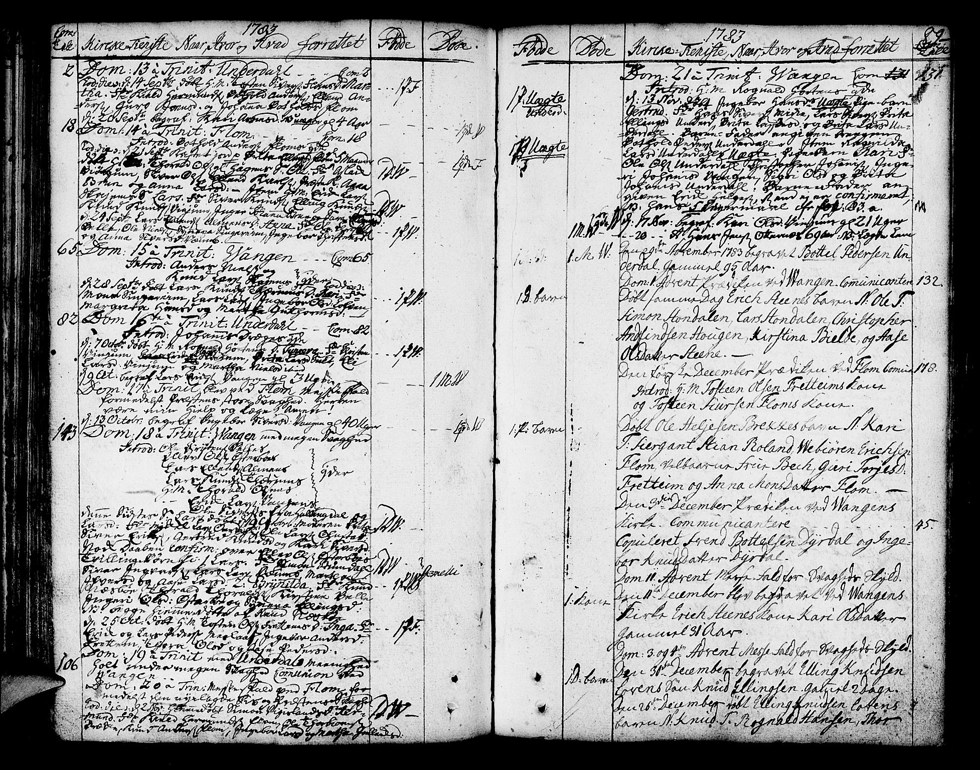 Aurland sokneprestembete, AV/SAB-A-99937/H/Ha/Haa/L0004: Parish register (official) no. A 4, 1756-1801, p. 89