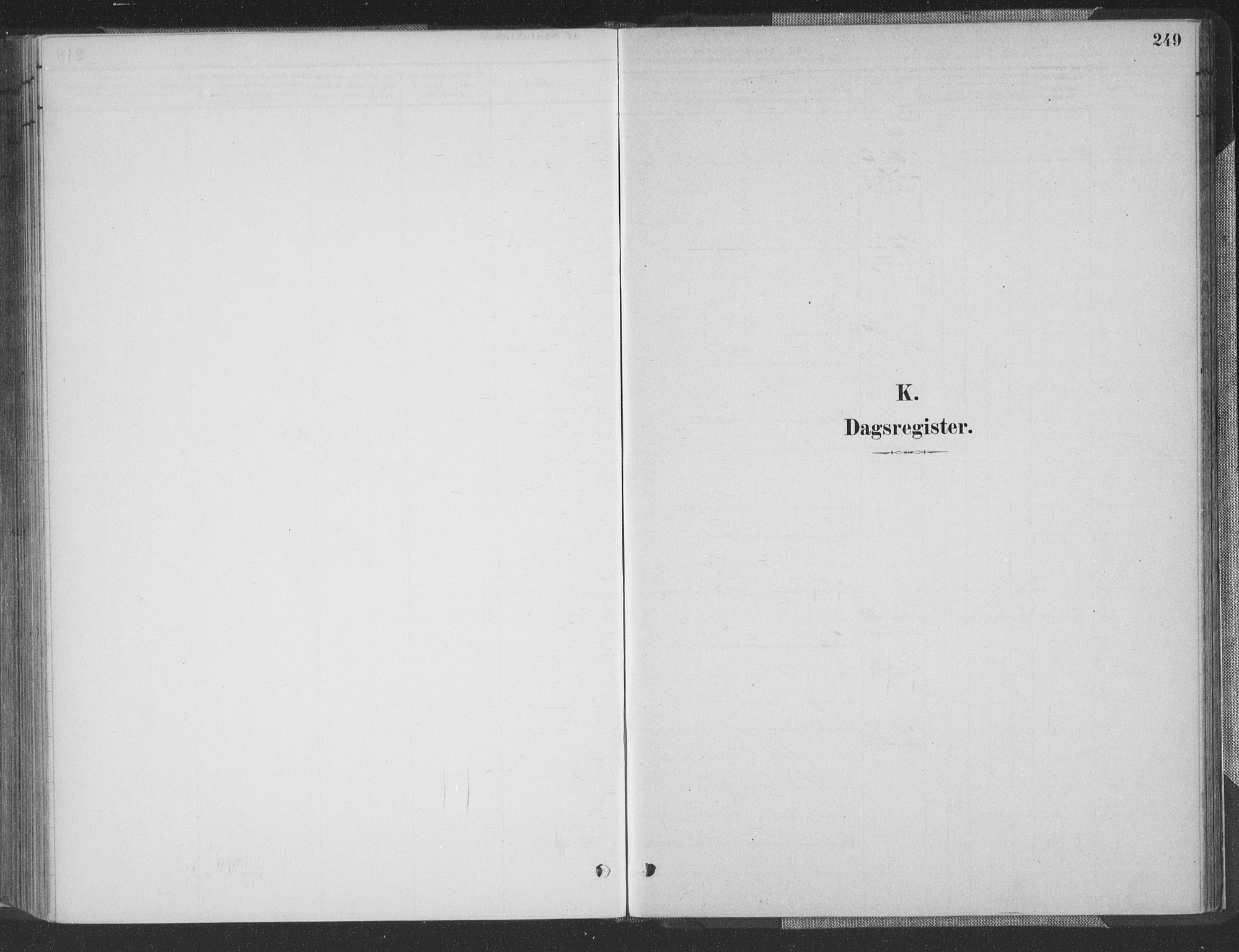 Grimstad sokneprestkontor, SAK/1111-0017/F/Fa/L0004: Parish register (official) no. A 3, 1882-1910, p. 249