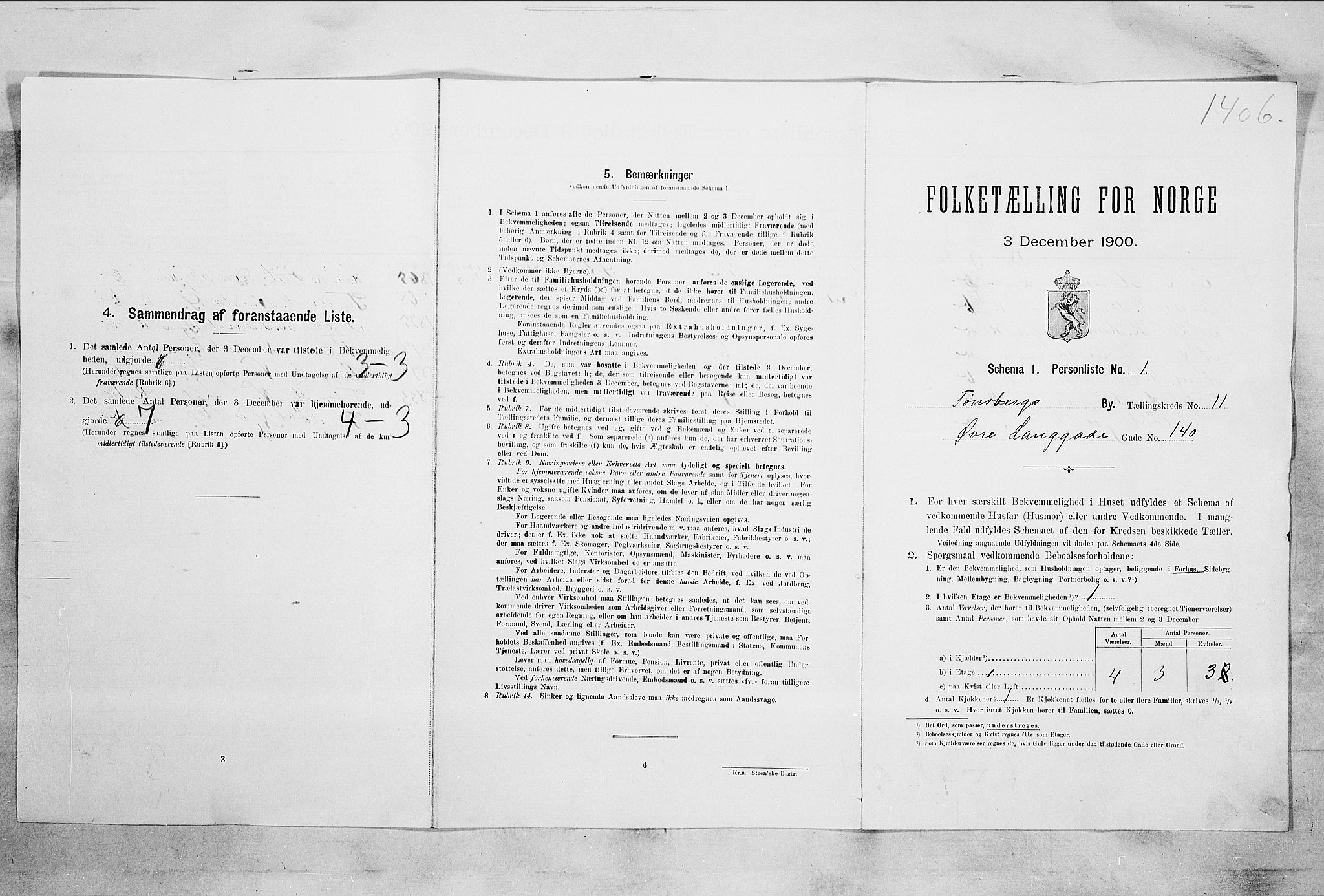 RA, 1900 census for Tønsberg, 1900, p. 1621