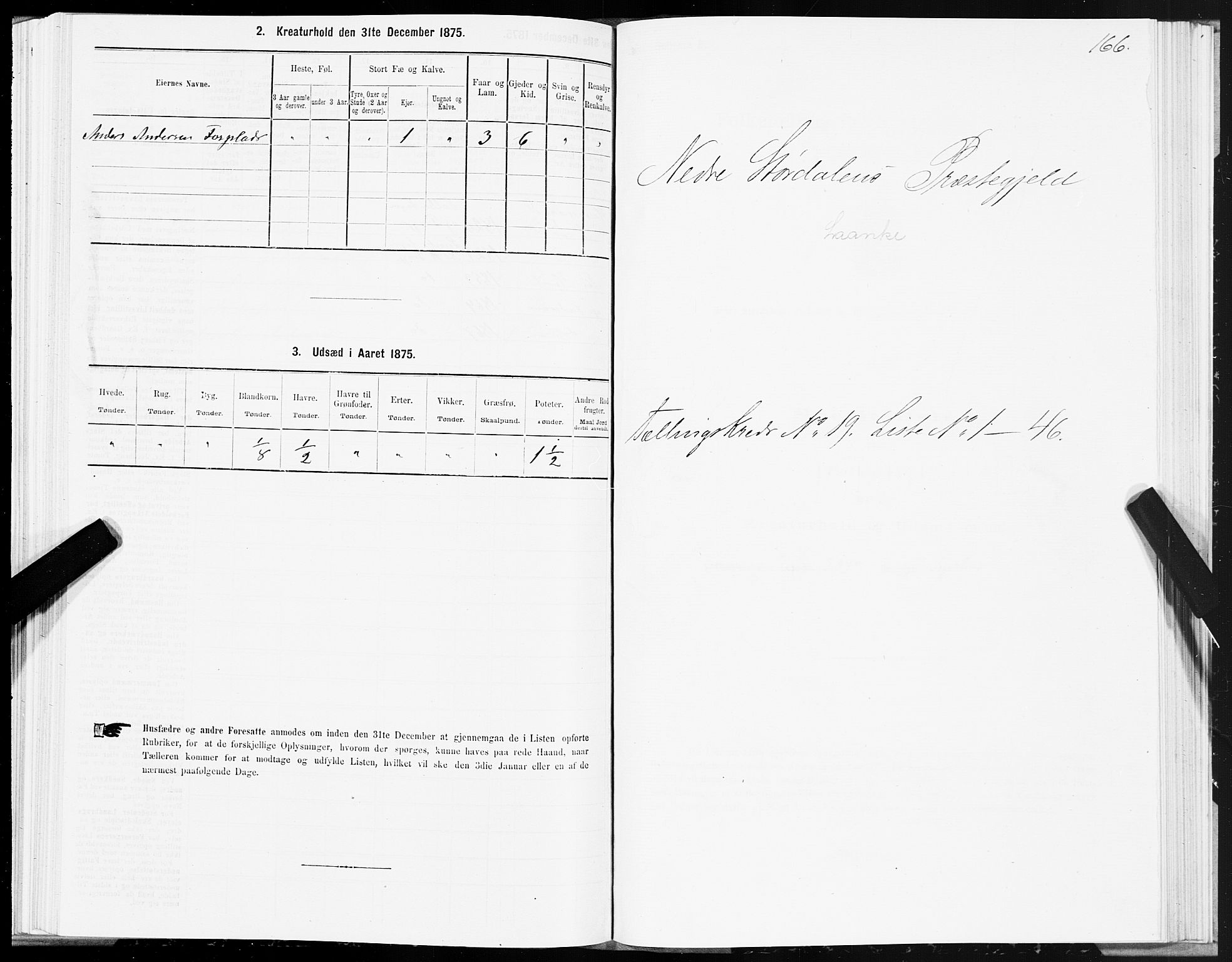 SAT, 1875 census for 1714P Nedre Stjørdal, 1875, p. 9166