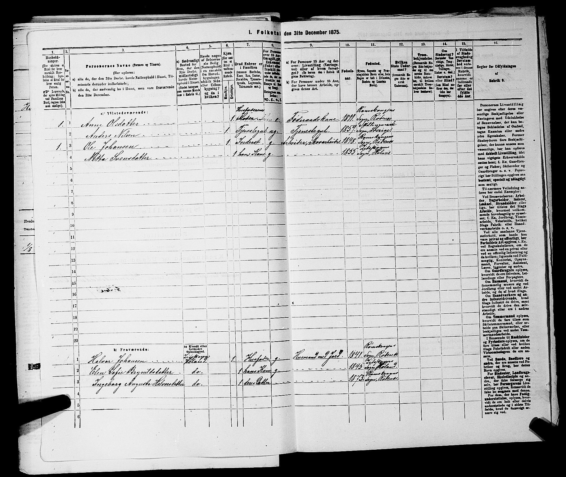 RA, 1875 census for 0120P Rødenes, 1875, p. 793