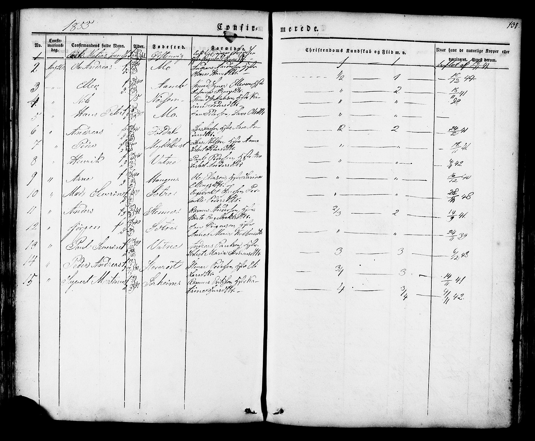 Ministerialprotokoller, klokkerbøker og fødselsregistre - Møre og Romsdal, AV/SAT-A-1454/513/L0174: Parish register (official) no. 513A01, 1831-1855, p. 138