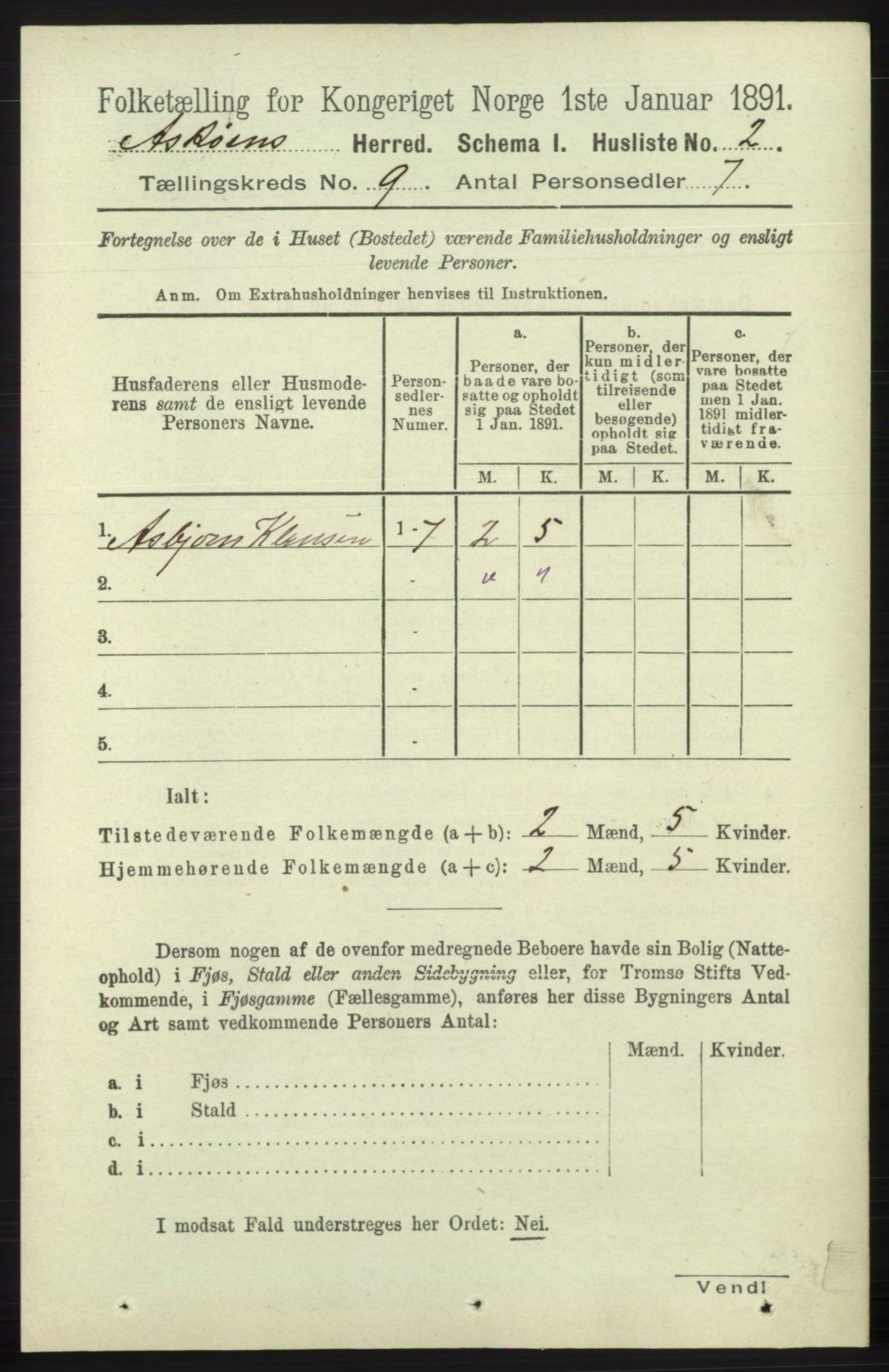 RA, 1891 census for 1247 Askøy, 1891, p. 5894