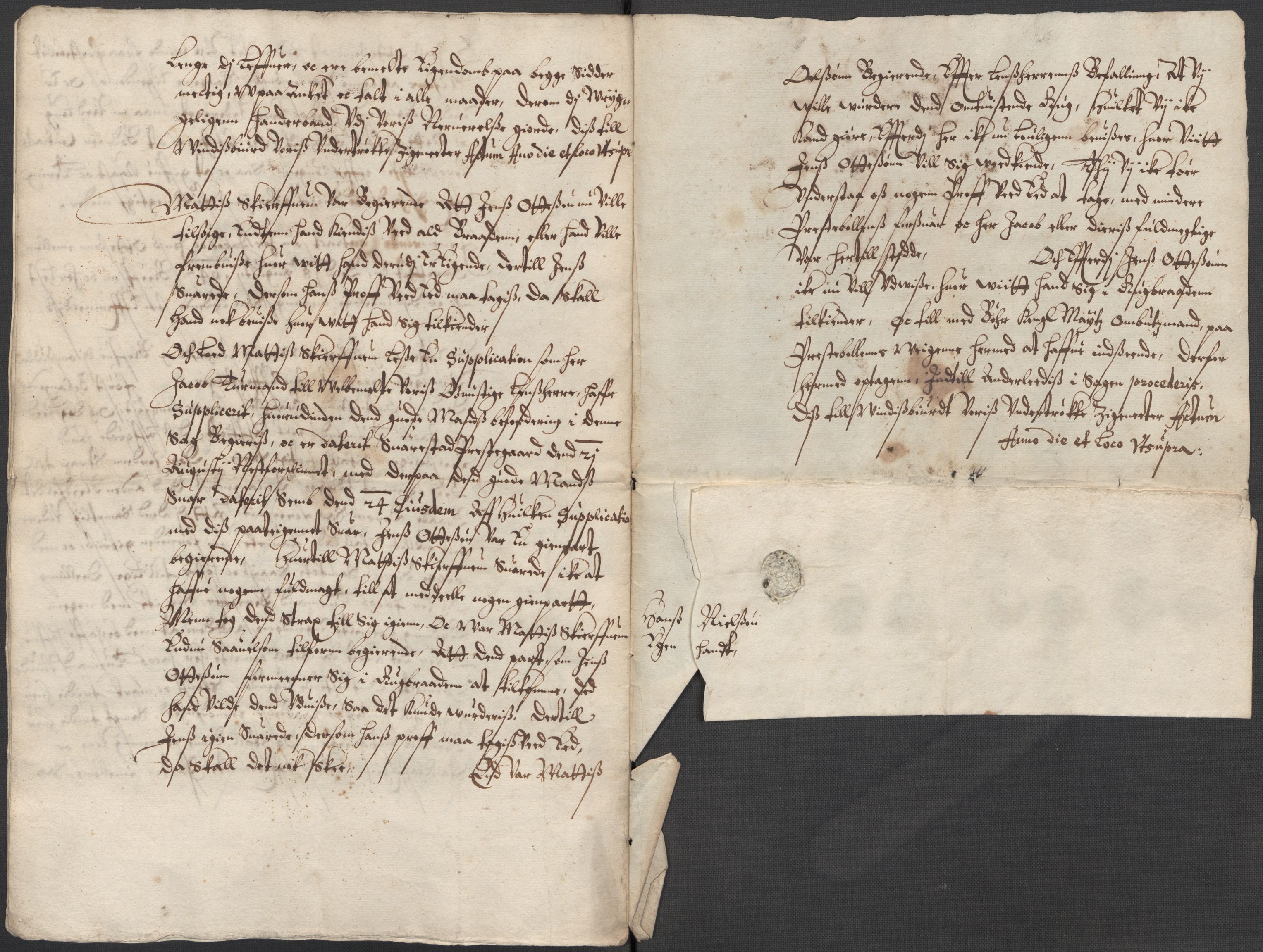 Riksarkivets diplomsamling, AV/RA-EA-5965/F15/L0025: Prestearkiv - Vestfold, 1572-1782, p. 100