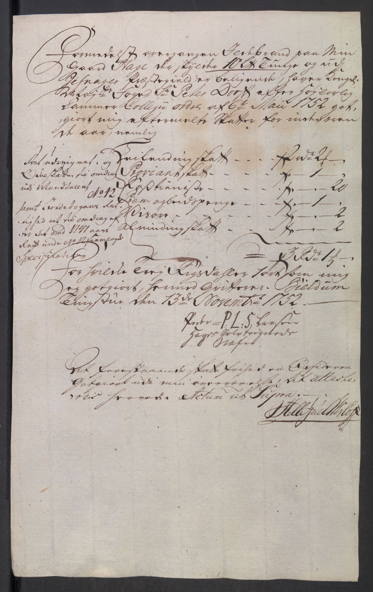 Rentekammeret inntil 1814, Reviderte regnskaper, Fogderegnskap, AV/RA-EA-4092/R18/L1349: Fogderegnskap Hadeland, Toten og Valdres, 1752-1753, p. 229