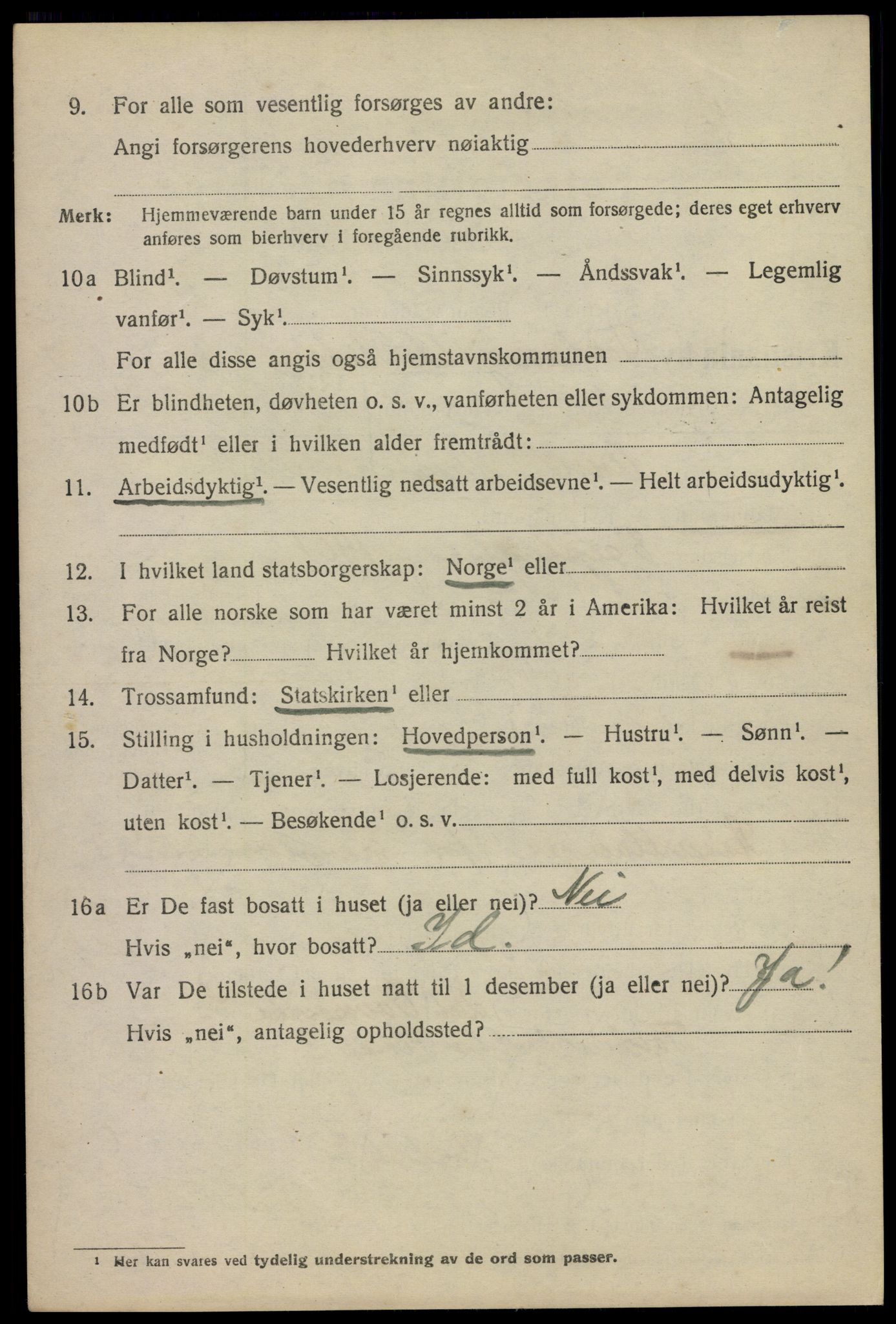 SAO, 1920 census for Kristiania, 1920, p. 590146