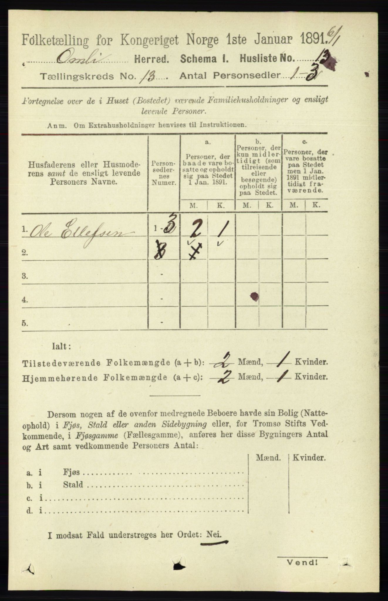 RA, 1891 census for 0929 Åmli, 1891, p. 2145