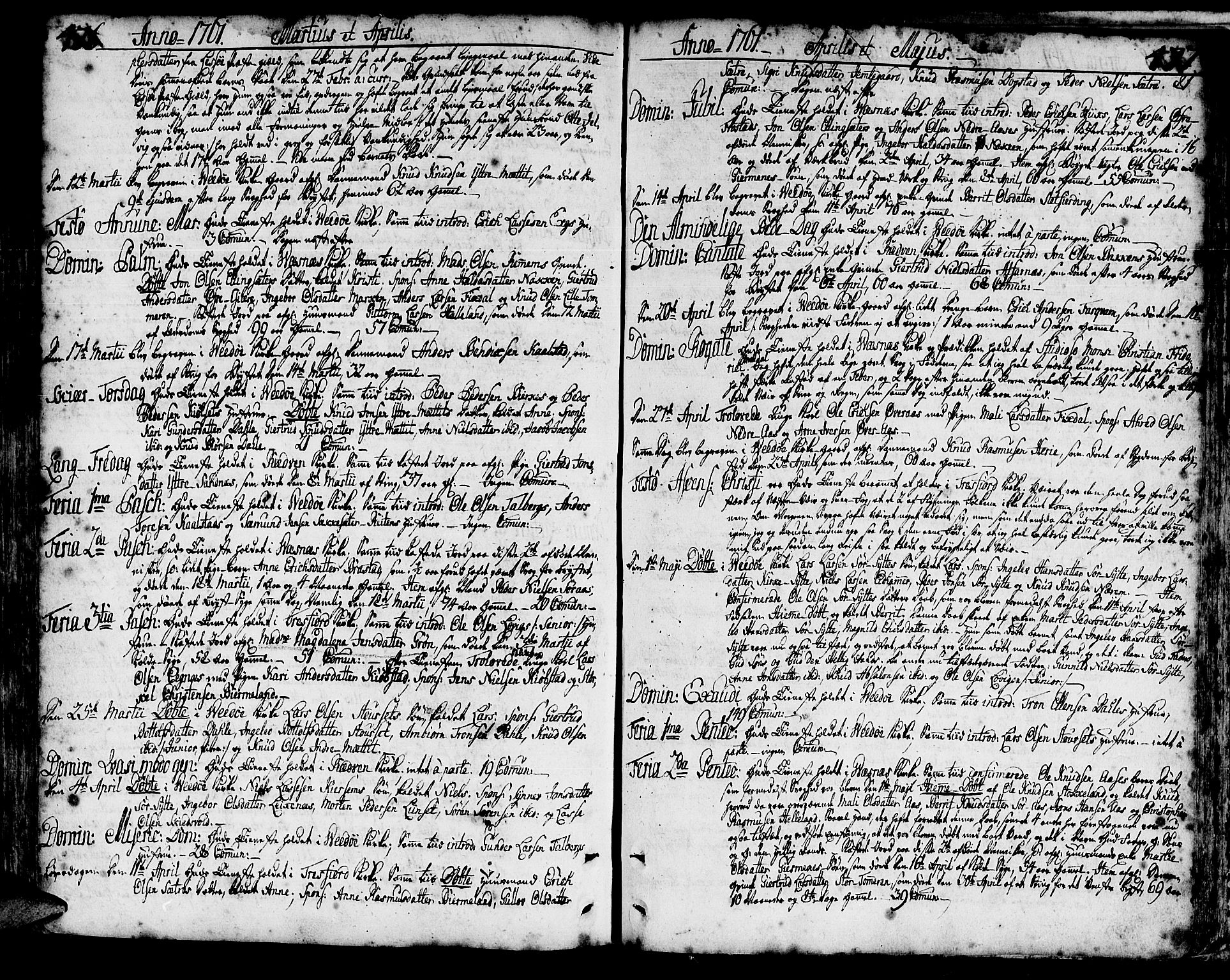 Ministerialprotokoller, klokkerbøker og fødselsregistre - Møre og Romsdal, AV/SAT-A-1454/547/L0599: Parish register (official) no. 547A01, 1721-1764, p. 476-477