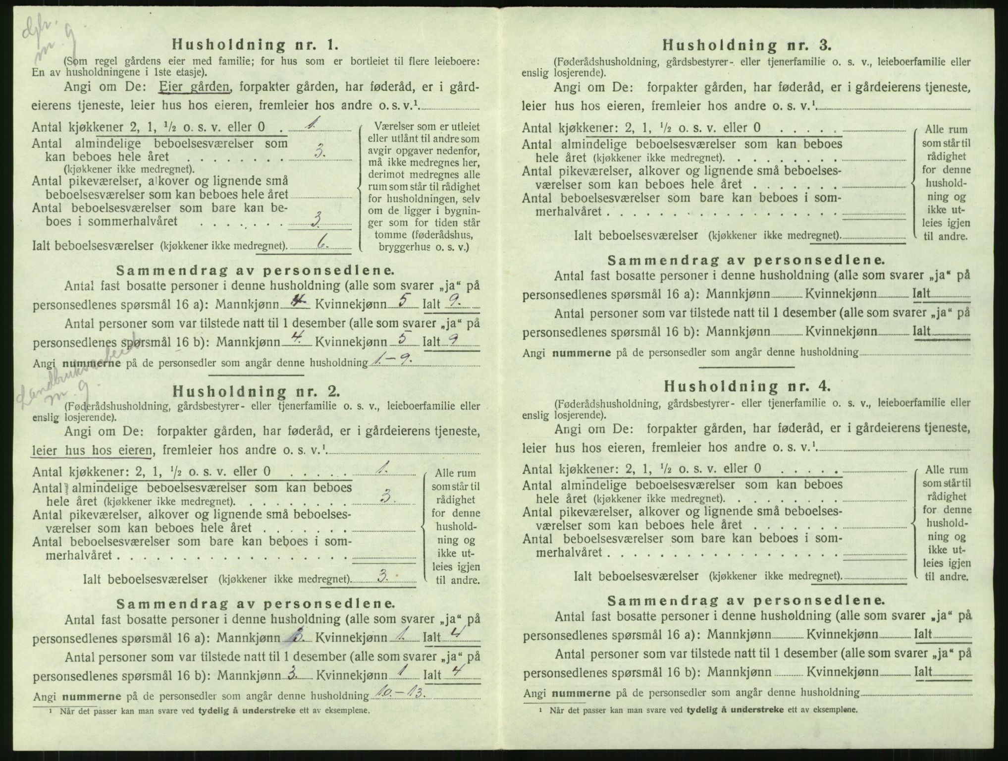 SAT, 1920 census for Haram, 1920, p. 102