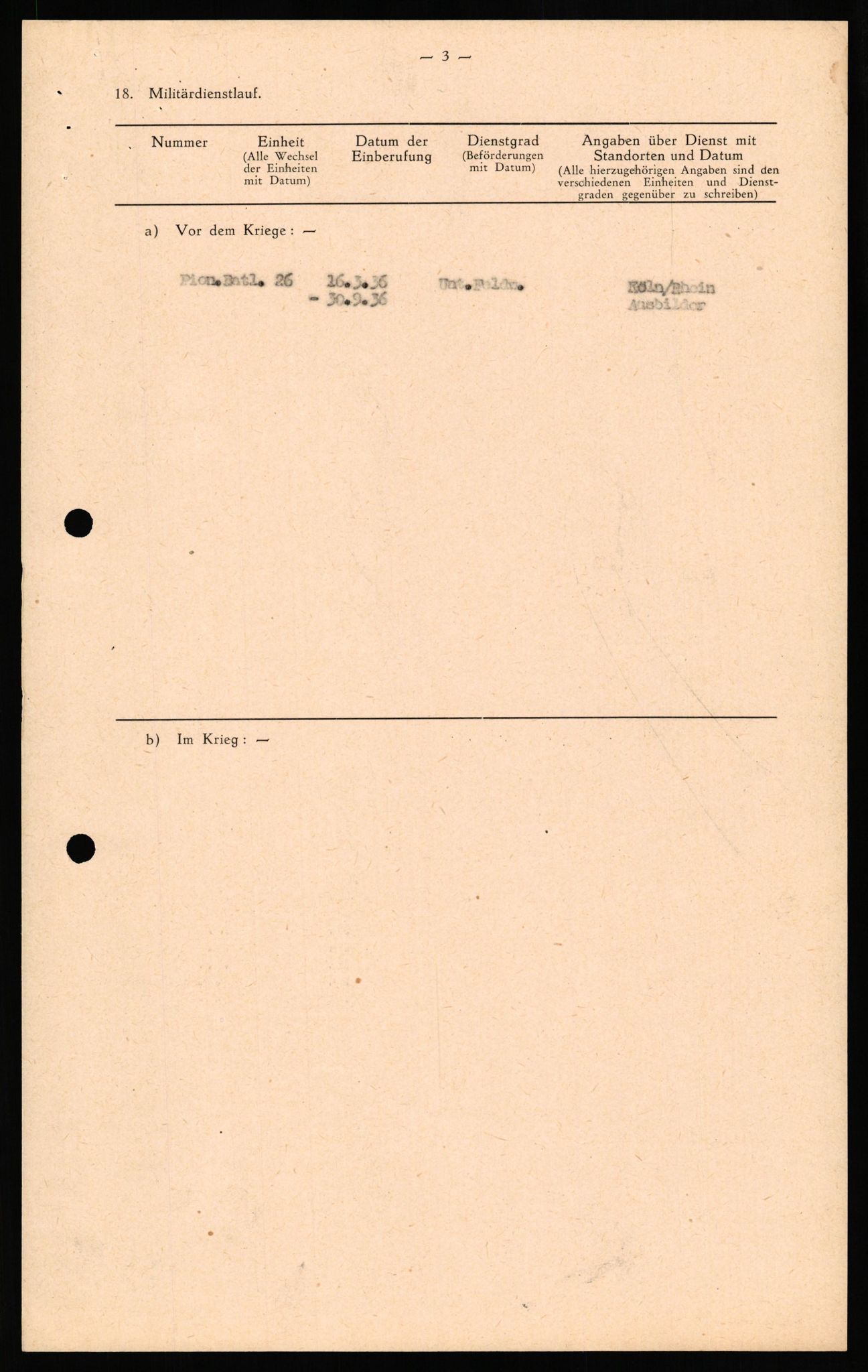 Forsvaret, Forsvarets overkommando II, RA/RAFA-3915/D/Db/L0033: CI Questionaires. Tyske okkupasjonsstyrker i Norge. Tyskere., 1945-1946, p. 416