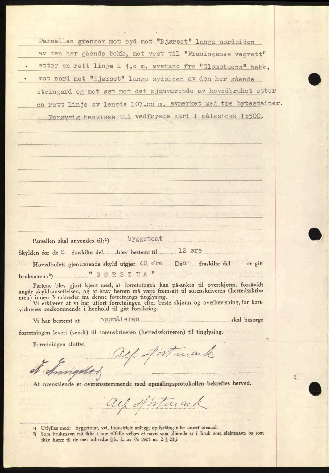 Romsdal sorenskriveri, AV/SAT-A-4149/1/2/2C: Mortgage book no. A10, 1941-1941, Diary no: : 1523/1941