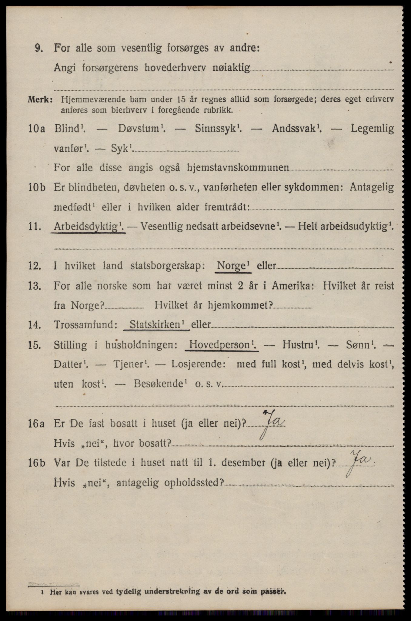 SAST, 1920 census for Ogna, 1920, p. 1748