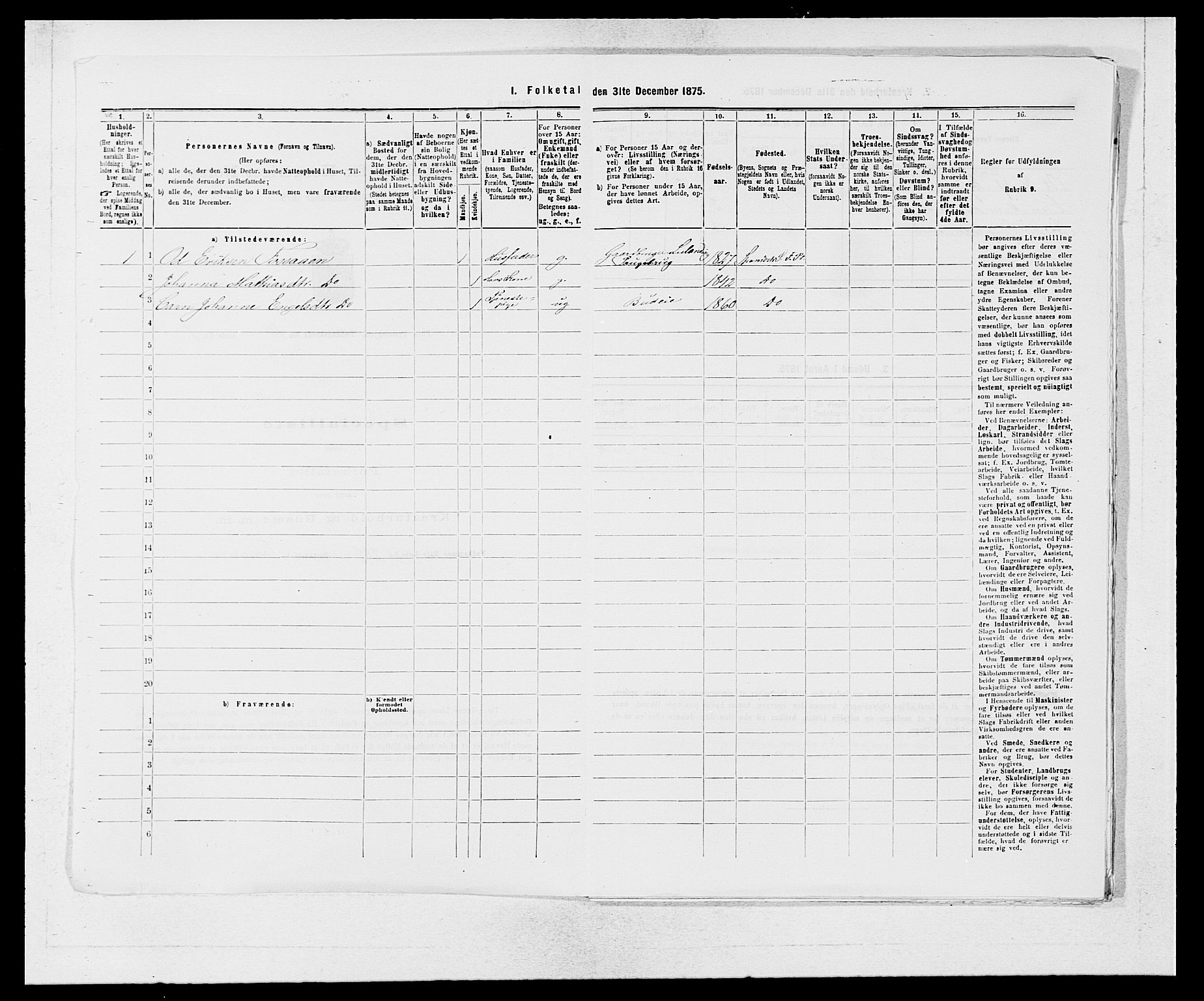 SAB, 1875 census for 1241P Fusa, 1875, p. 1075