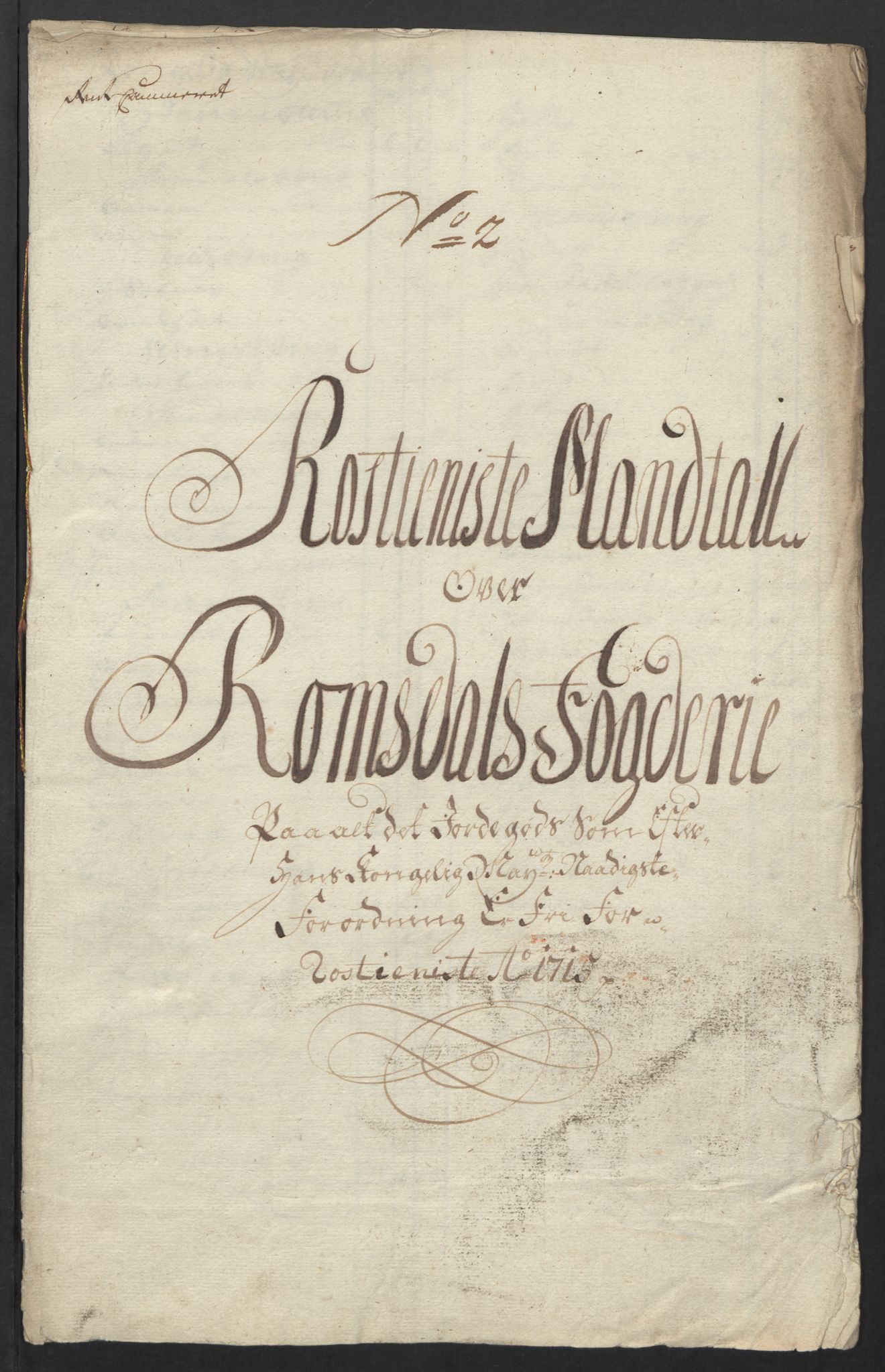 Rentekammeret inntil 1814, Reviderte regnskaper, Fogderegnskap, RA/EA-4092/R55/L3663: Fogderegnskap Romsdal, 1715-1716, p. 89