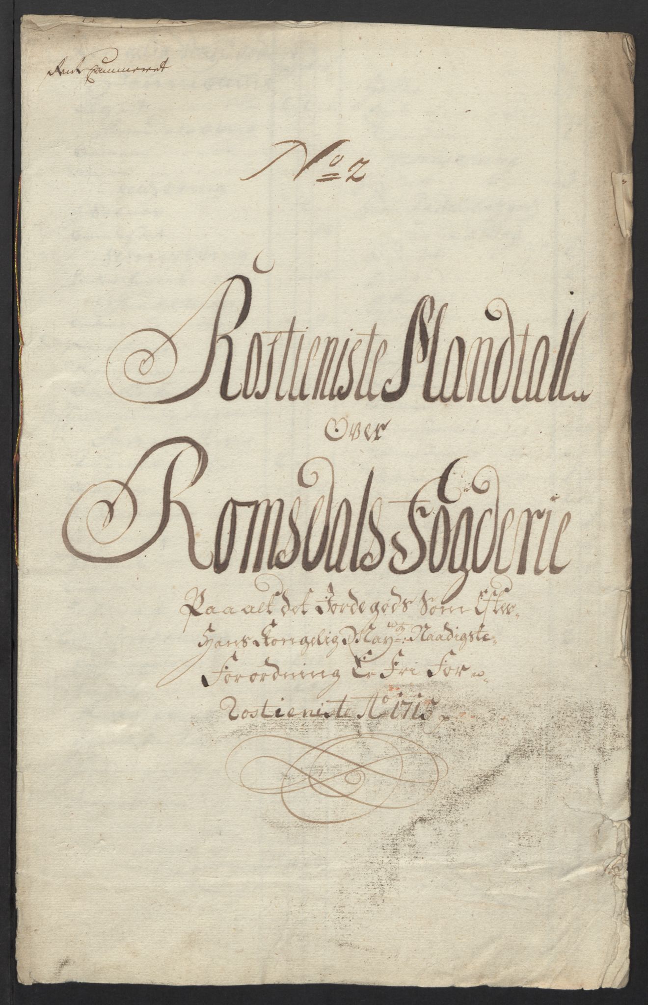 Rentekammeret inntil 1814, Reviderte regnskaper, Fogderegnskap, AV/RA-EA-4092/R55/L3663: Fogderegnskap Romsdal, 1715-1716, p. 89