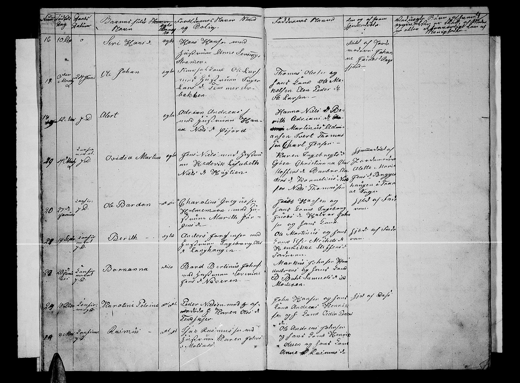 Lenvik sokneprestembete, SATØ/S-1310/H/Ha/Hab/L0002klokker: Parish register (copy) no. 2, 1838-1843, p. 4