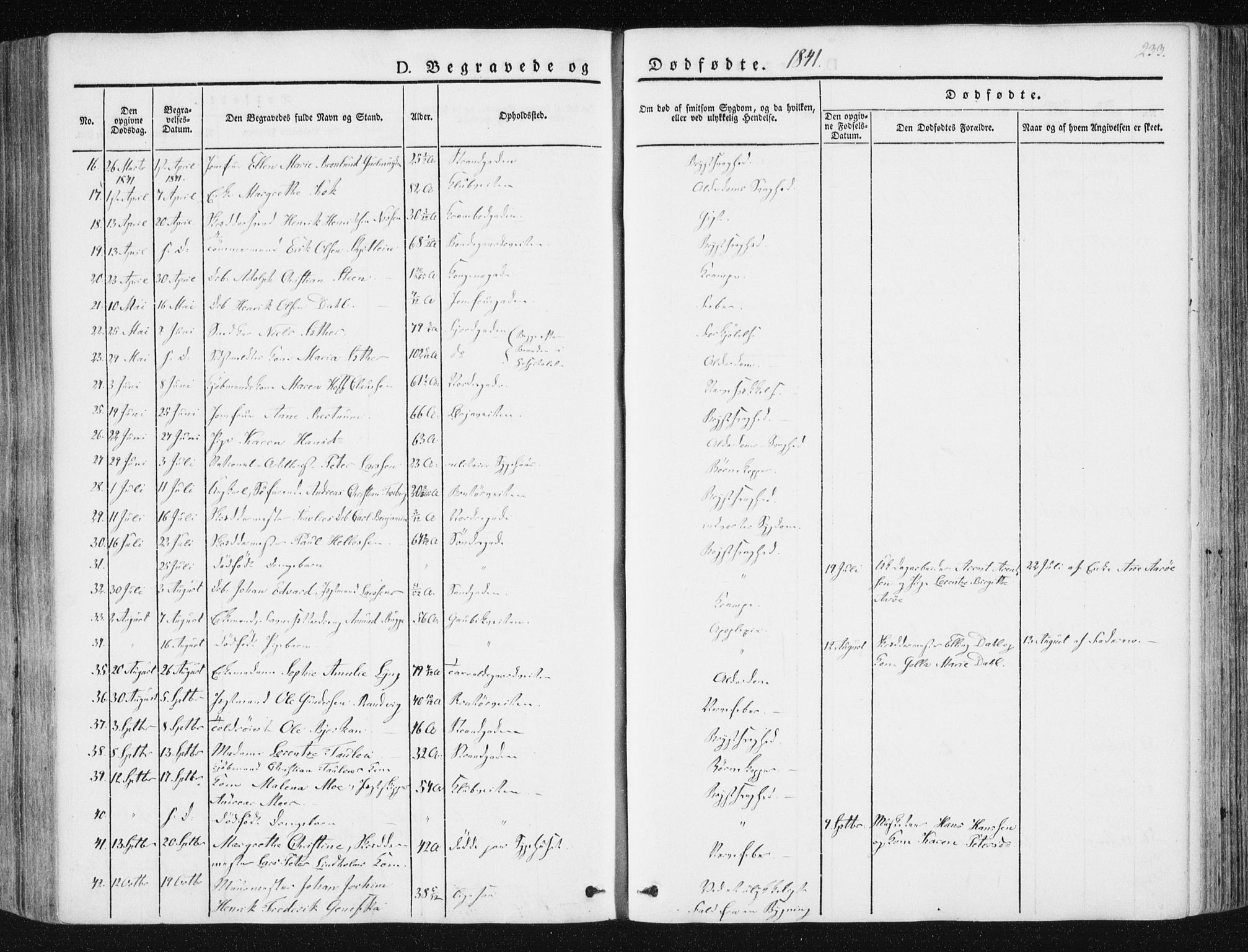 Ministerialprotokoller, klokkerbøker og fødselsregistre - Sør-Trøndelag, SAT/A-1456/602/L0110: Parish register (official) no. 602A08, 1840-1854, p. 233