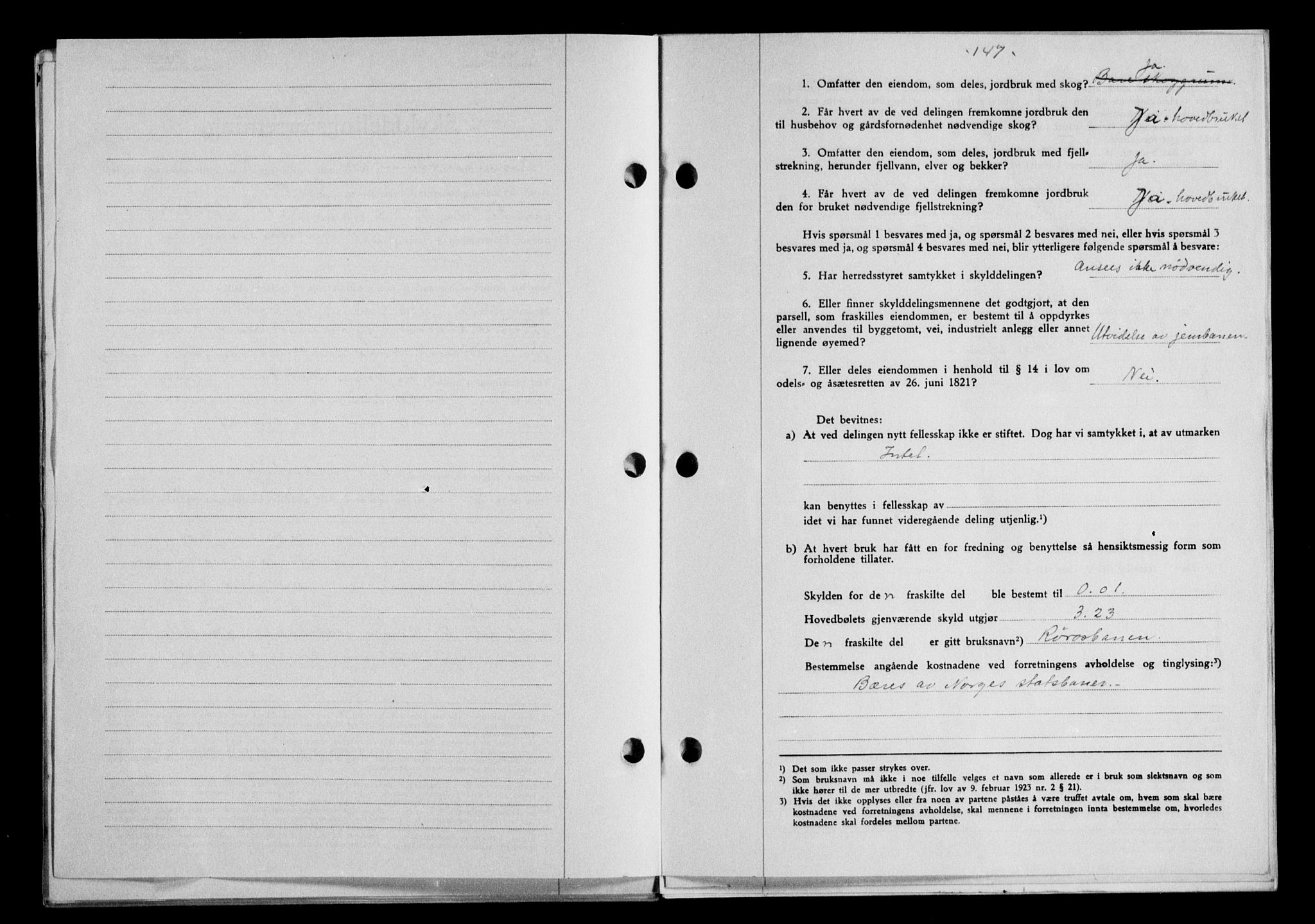 Gauldal sorenskriveri, SAT/A-0014/1/2/2C/L0058: Mortgage book no. 63, 1944-1945, Diary no: : 872/1944