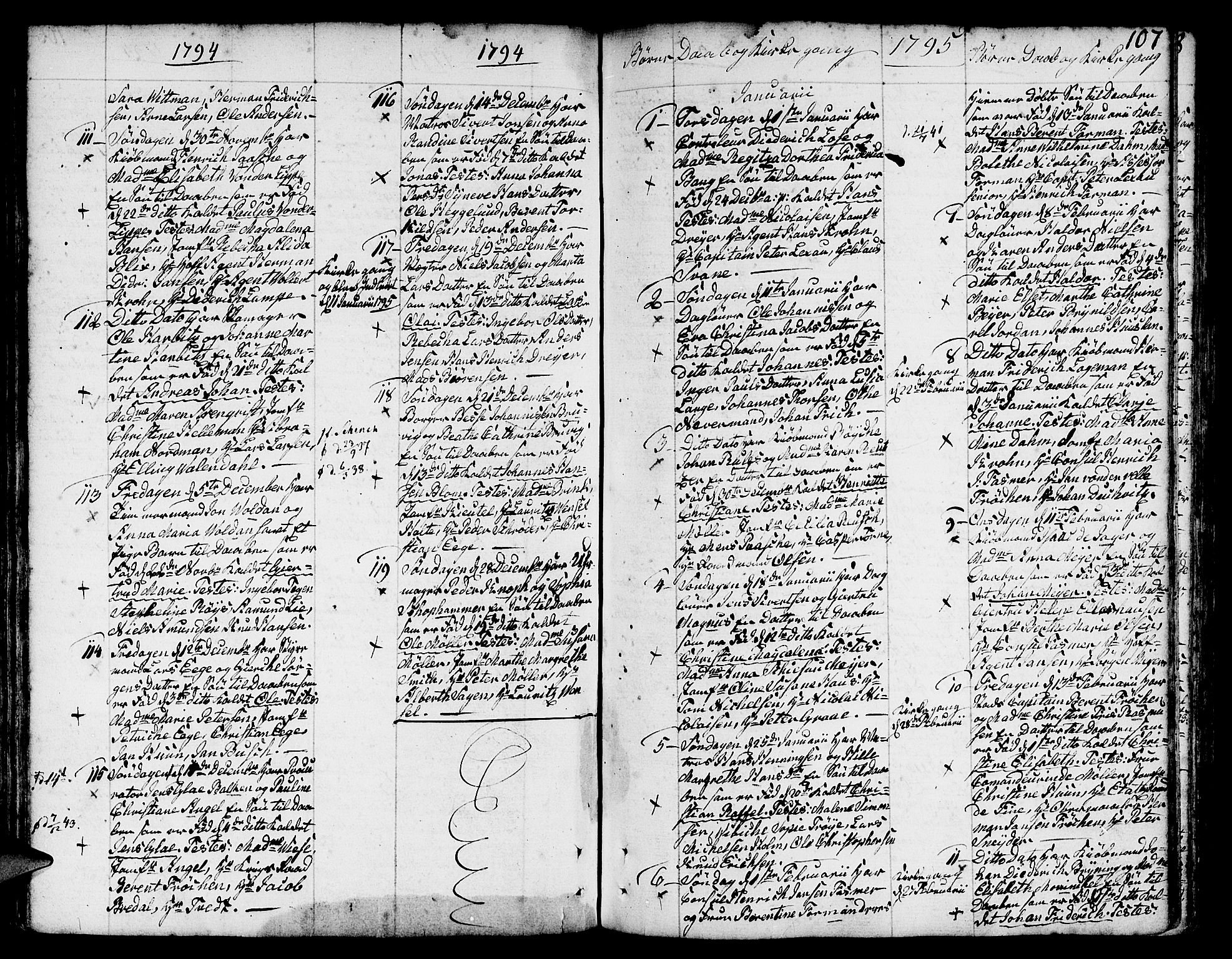 Nykirken Sokneprestembete, SAB/A-77101/H/Haa/L0005: Parish register (official) no. A 5, 1775-1808, p. 107