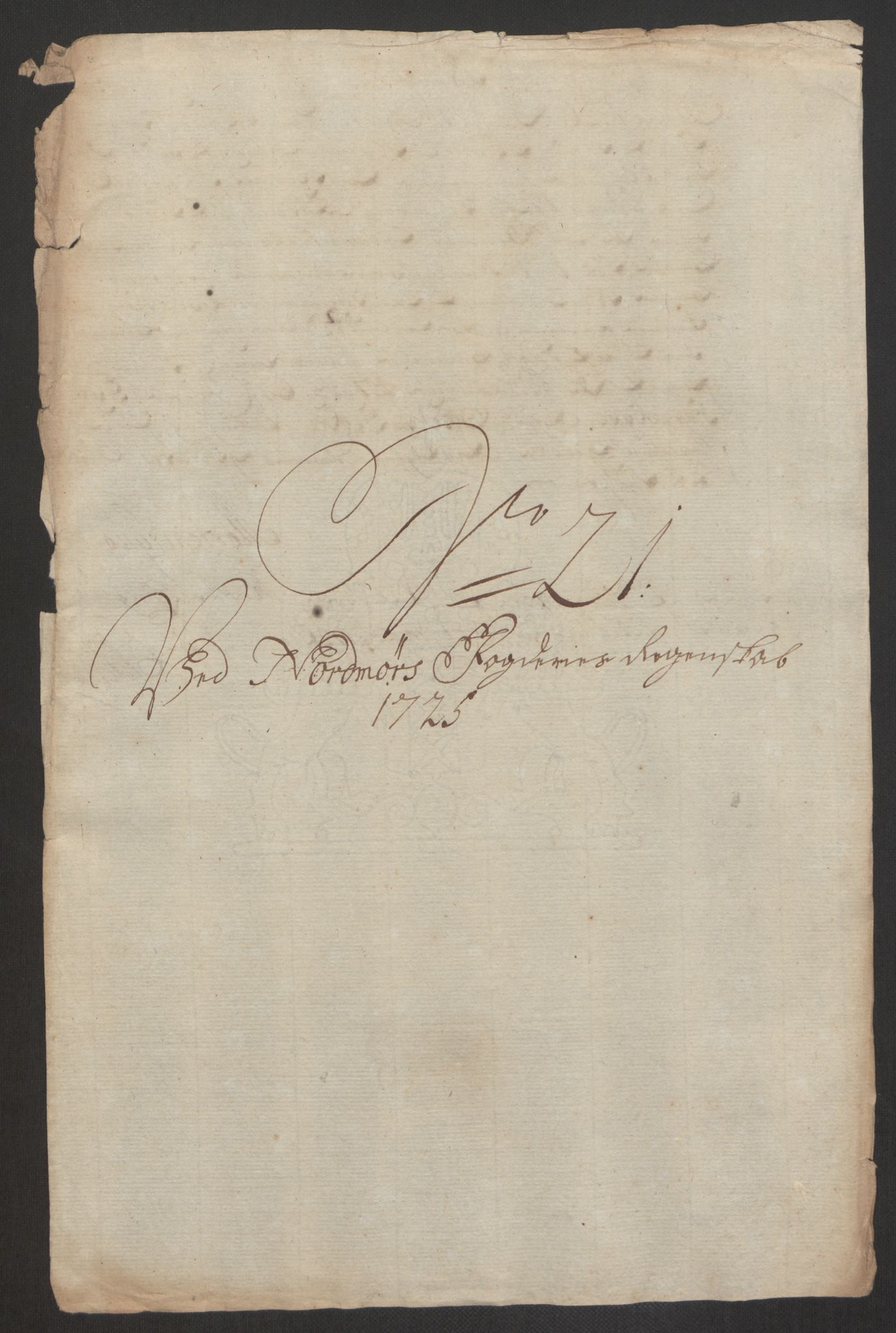 Rentekammeret inntil 1814, Reviderte regnskaper, Fogderegnskap, RA/EA-4092/R56/L3758: Fogderegnskap Nordmøre, 1725, p. 216