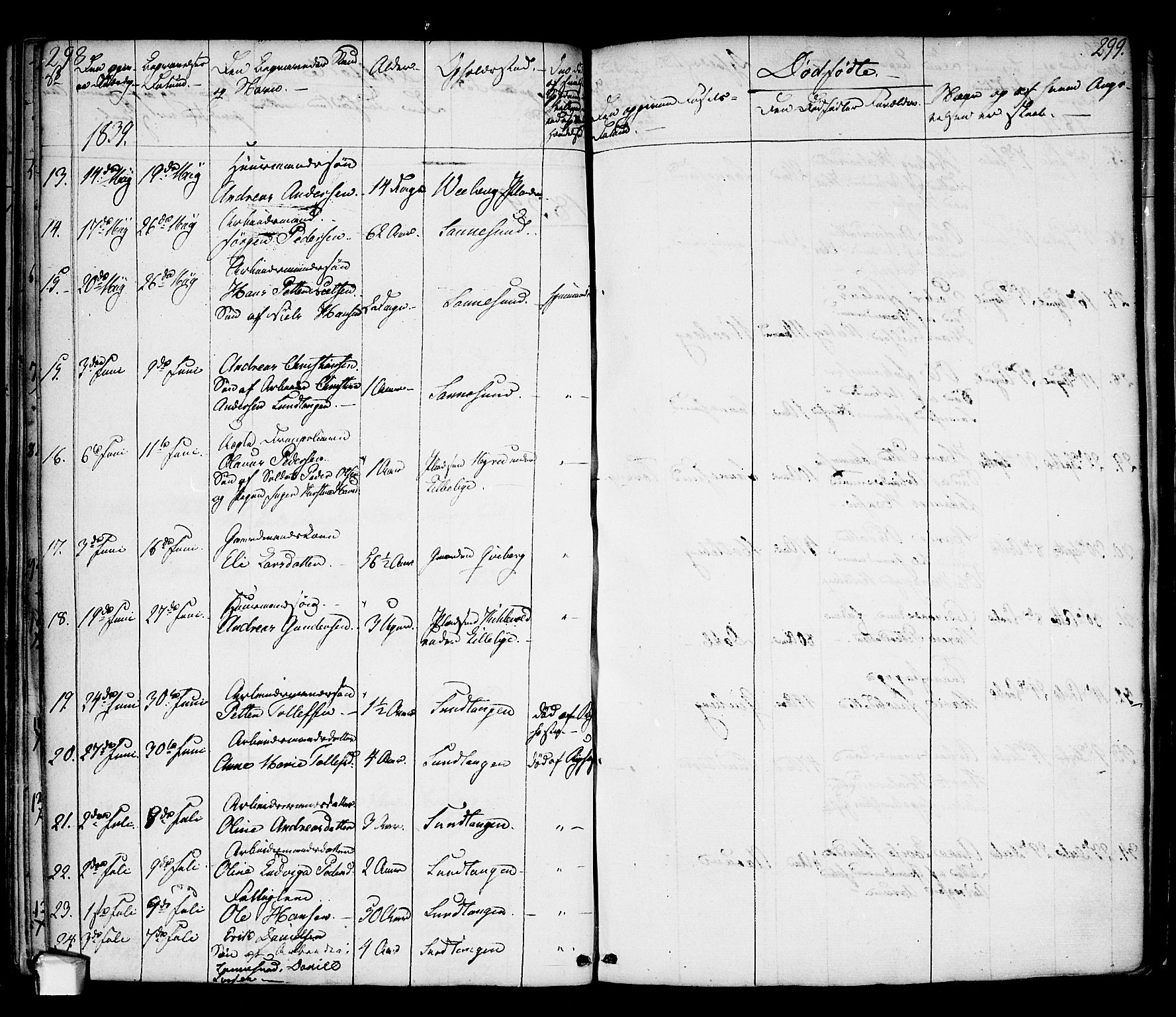 Borge prestekontor Kirkebøker, AV/SAO-A-10903/F/Fa/L0004: Parish register (official) no. I 4, 1836-1848, p. 298-299