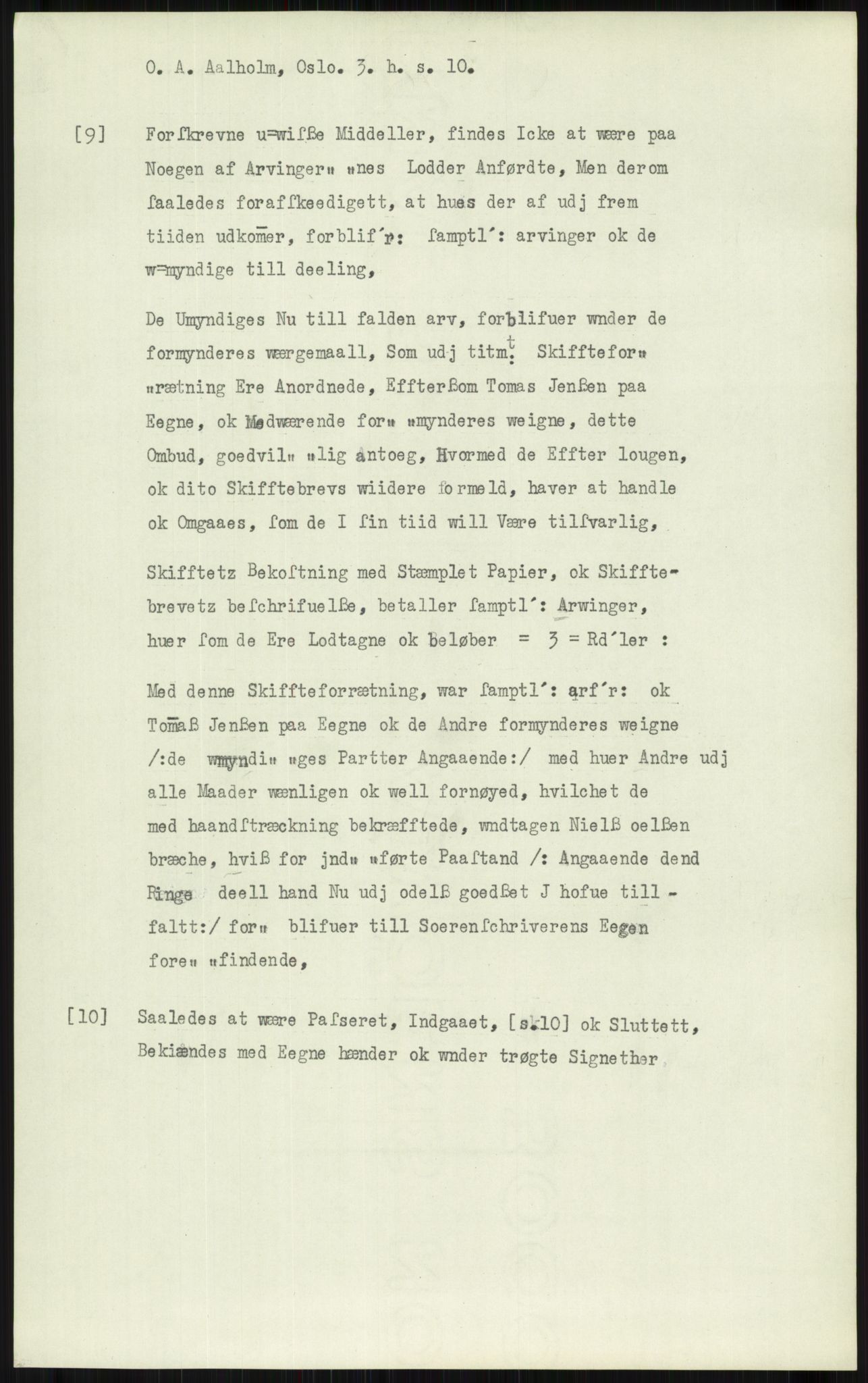 Samlinger til kildeutgivelse, Diplomavskriftsamlingen, AV/RA-EA-4053/H/Ha, p. 106