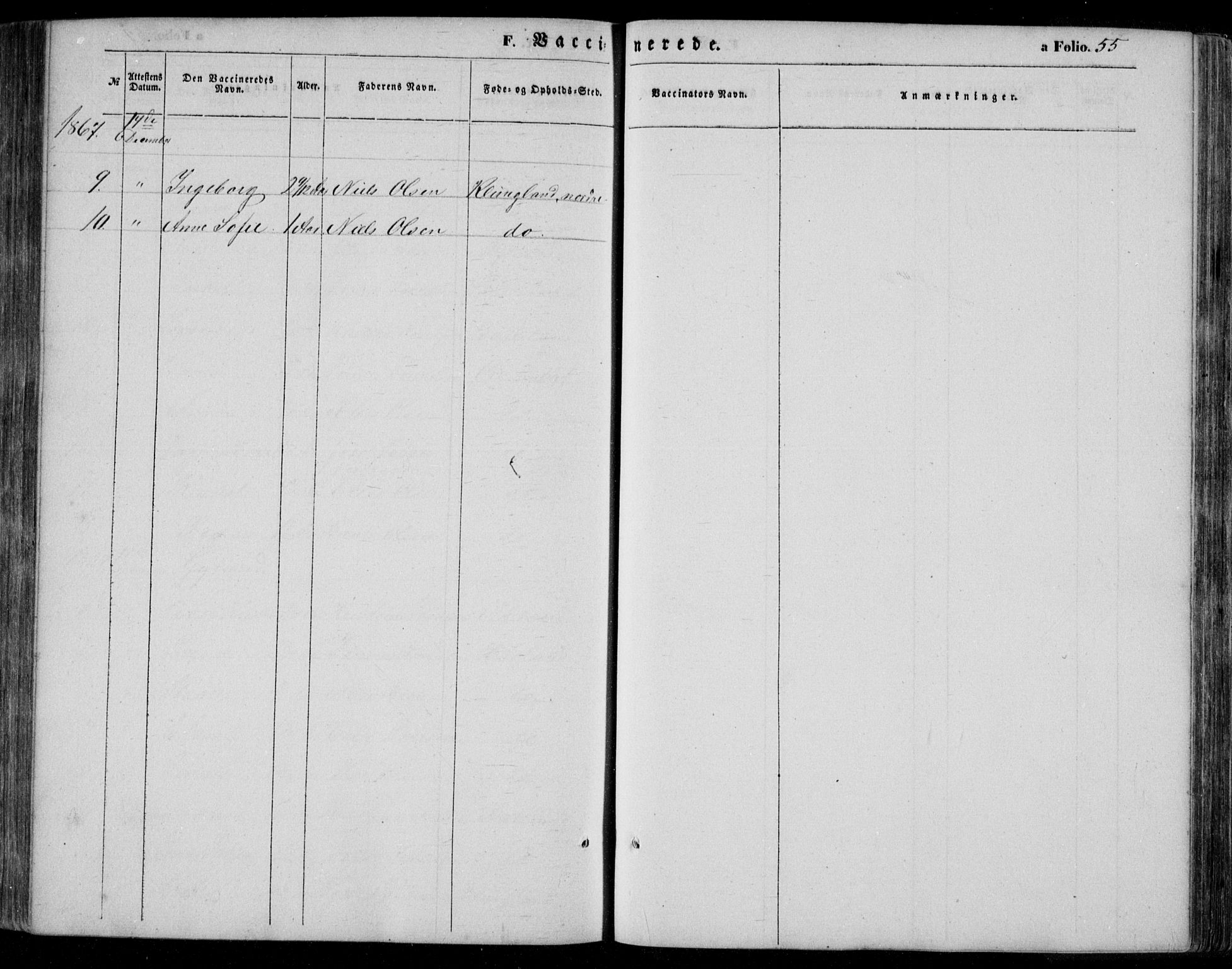 Bakke sokneprestkontor, AV/SAK-1111-0002/F/Fa/Faa/L0005: Parish register (official) no. A 5, 1847-1855, p. 55
