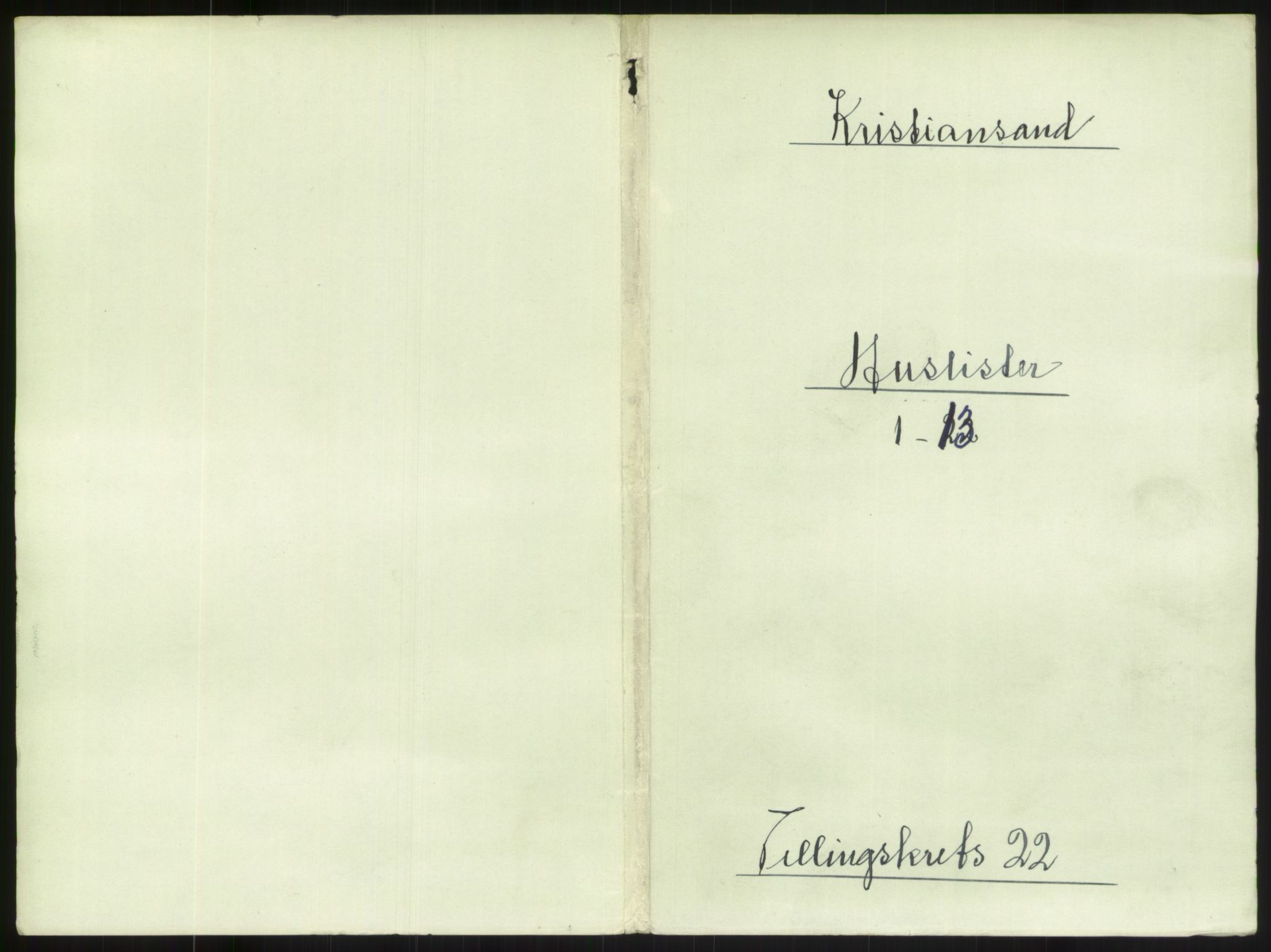 RA, 1891 census for 1001 Kristiansand, 1891, p. 1294