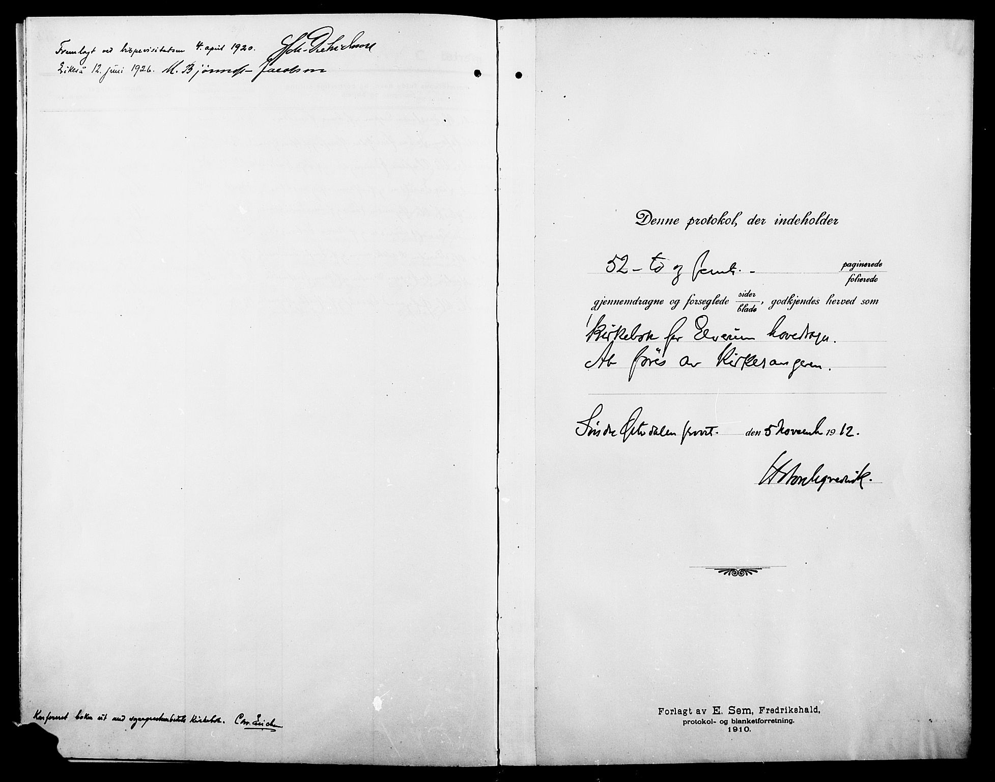 Elverum prestekontor, SAH/PREST-044/H/Ha/Hab/L0012: Parish register (copy) no. 12, 1915-1921