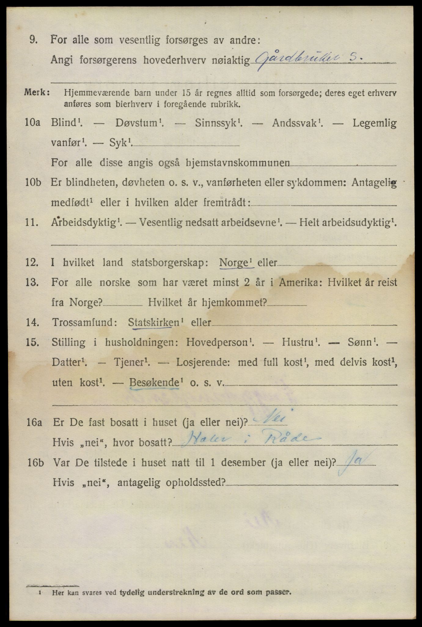 SAO, 1920 census for Rygge, 1920, p. 7802