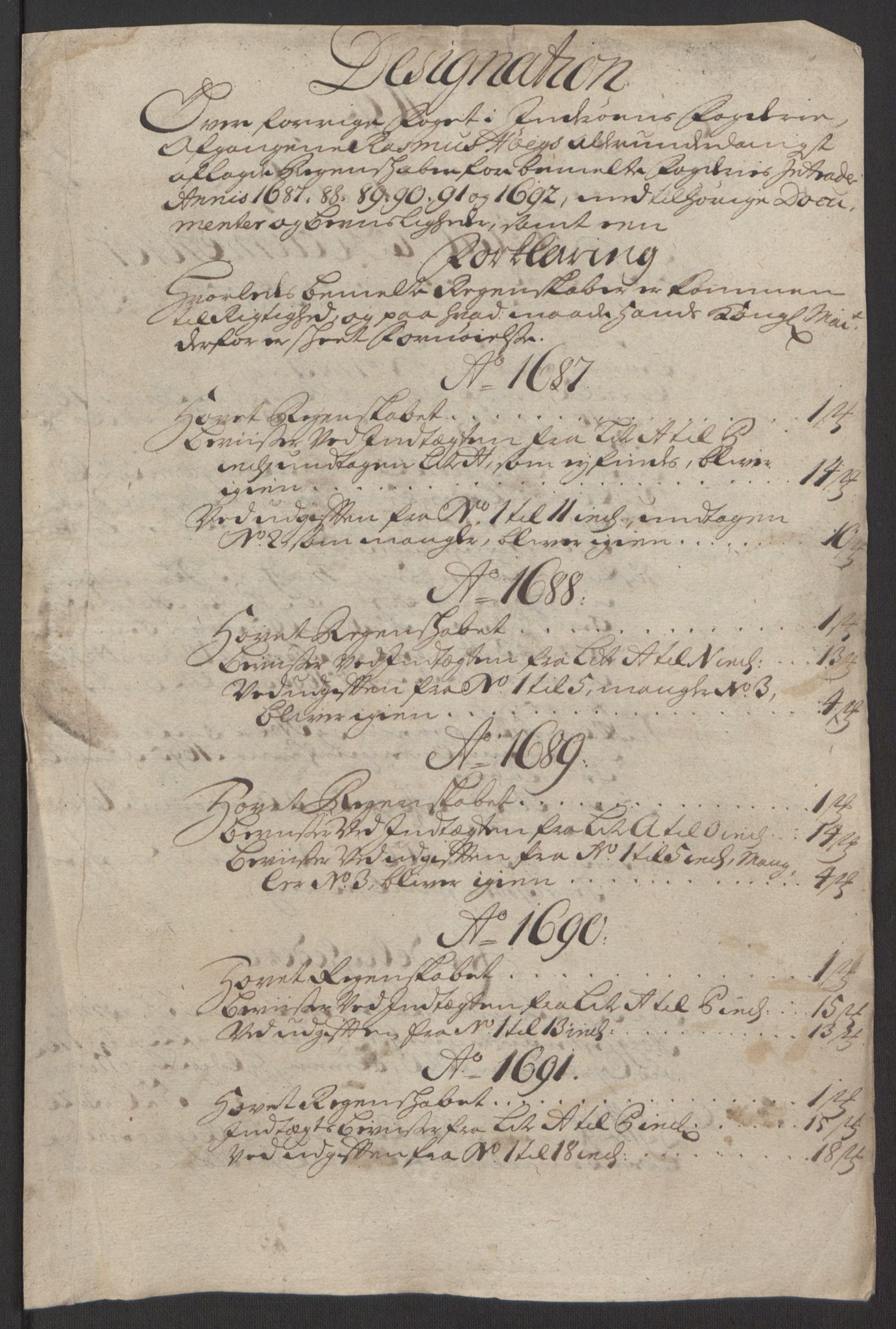 Rentekammeret inntil 1814, Reviderte regnskaper, Fogderegnskap, RA/EA-4092/R63/L4308: Fogderegnskap Inderøy, 1692-1694, p. 10