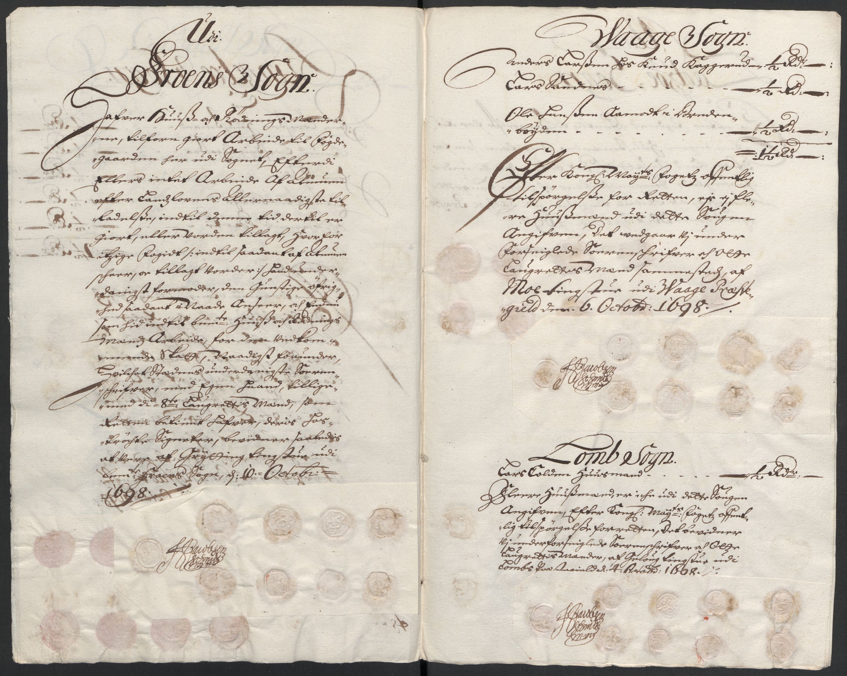Rentekammeret inntil 1814, Reviderte regnskaper, Fogderegnskap, RA/EA-4092/R17/L1171: Fogderegnskap Gudbrandsdal, 1698, p. 130