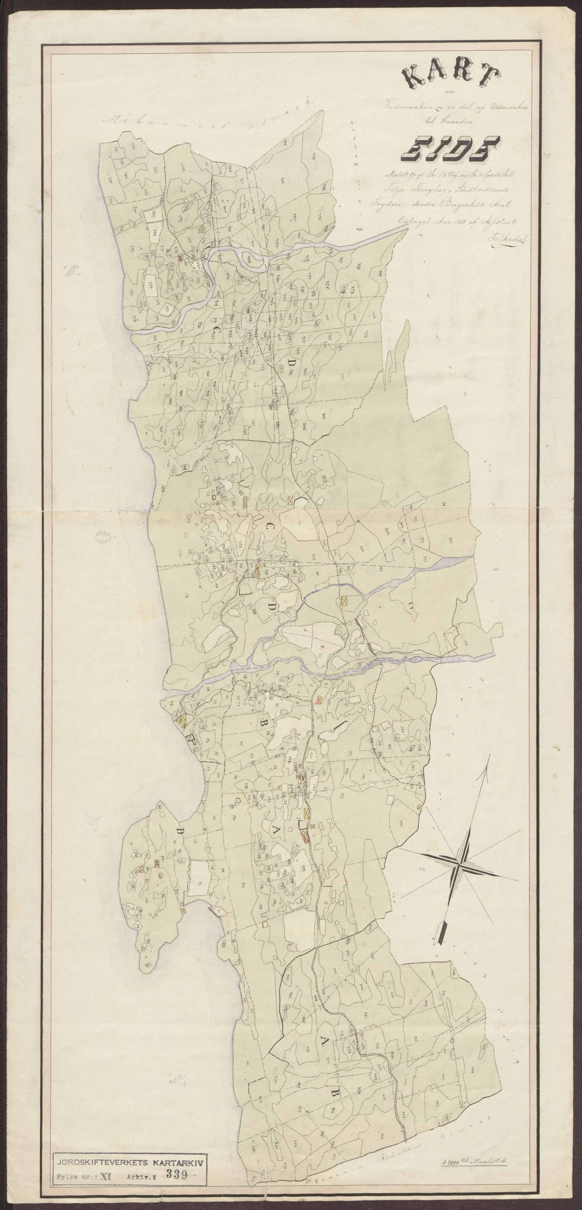 Jordskifteverkets kartarkiv, AV/RA-S-3929/T, 1859-1988, p. 442