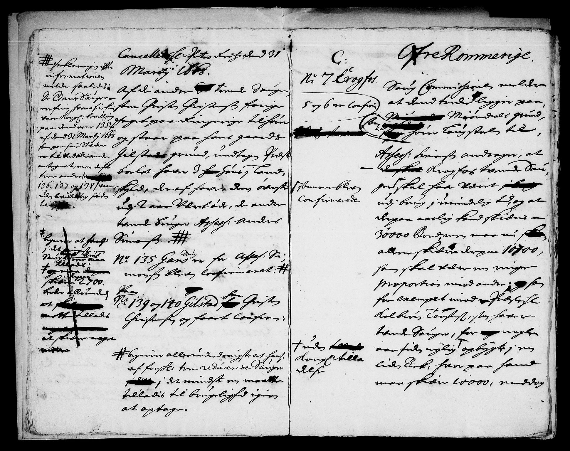 Danske Kanselli, Skapsaker, AV/RA-EA-4061/G/L0013: Tillegg til skapsakene, 1689-1702, p. 159