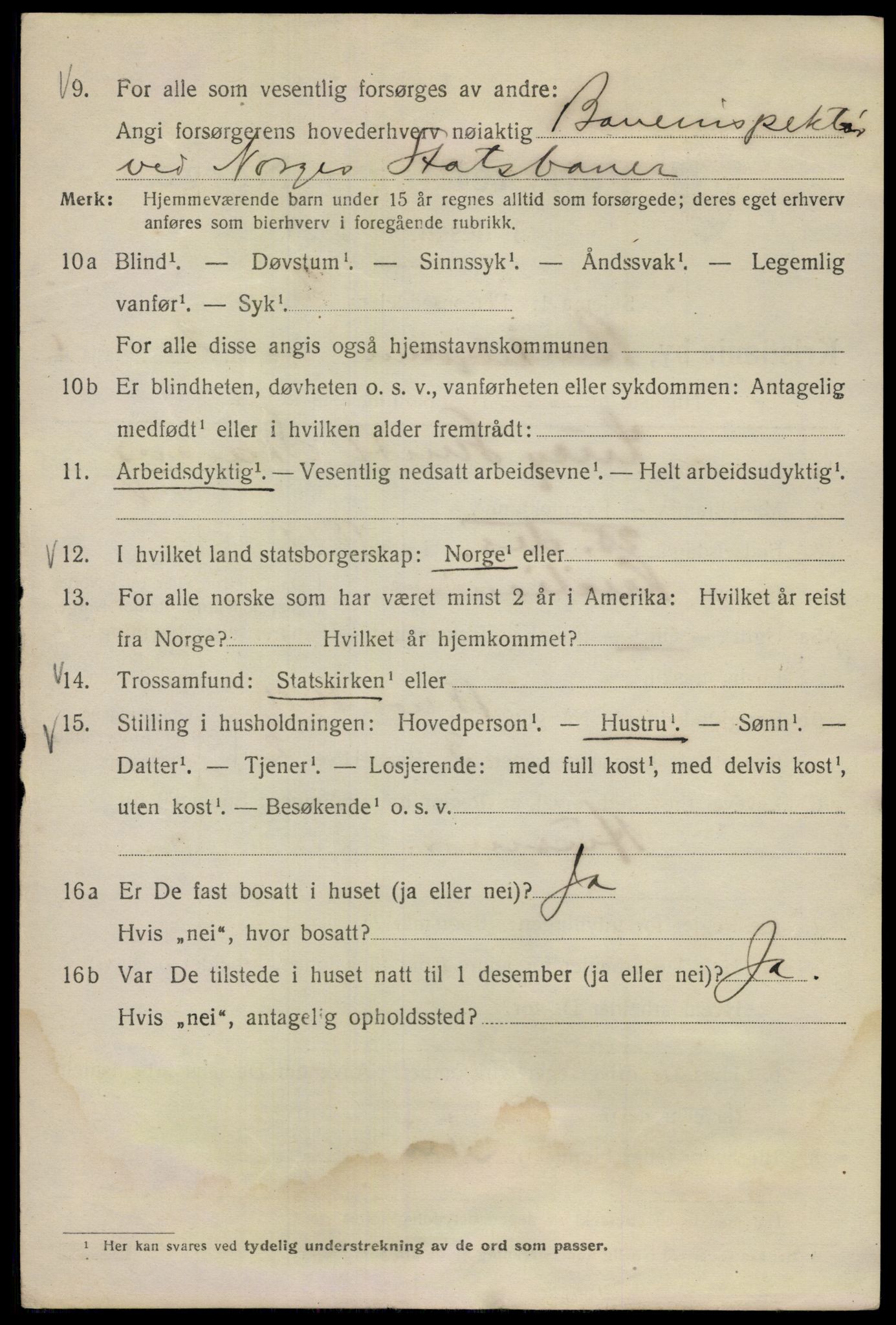 SAO, 1920 census for Kristiania, 1920, p. 173012