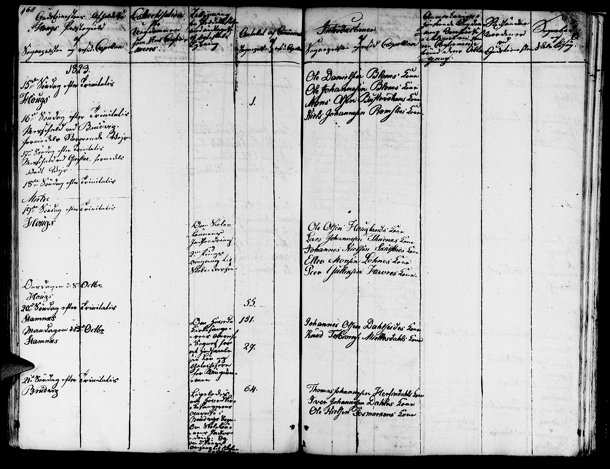 Haus sokneprestembete, AV/SAB-A-75601/H/Haa: Parish register (official) no. A 13, 1821-1827, p. 468